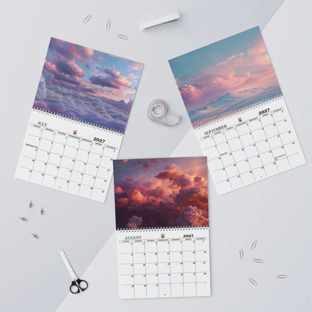 2027 Pink Skies Wall Calendar