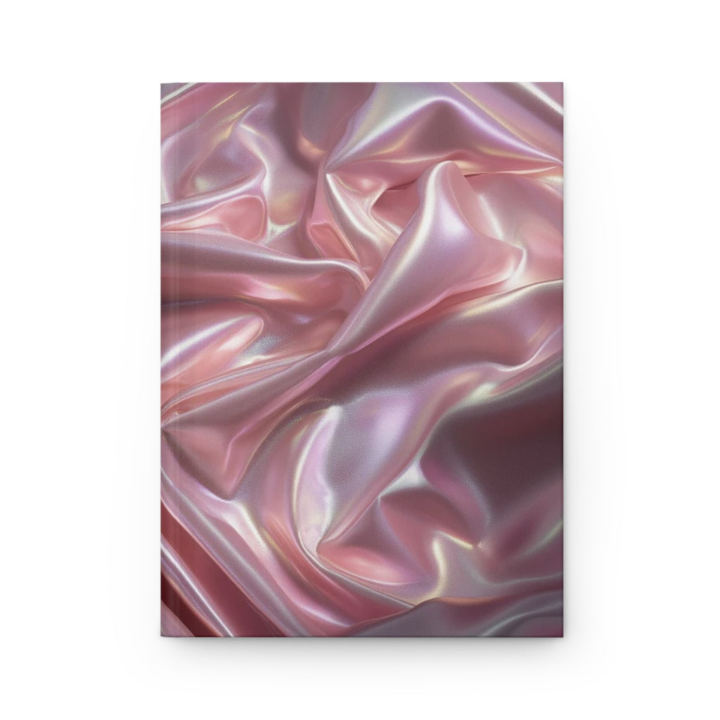 Pink Iridescent Satin Hardcover Journal