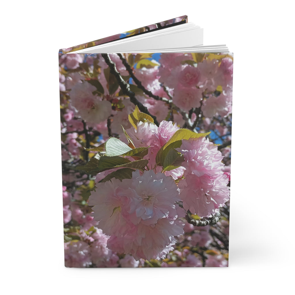 Pink Floral Hardcover Journal Notebook Gift