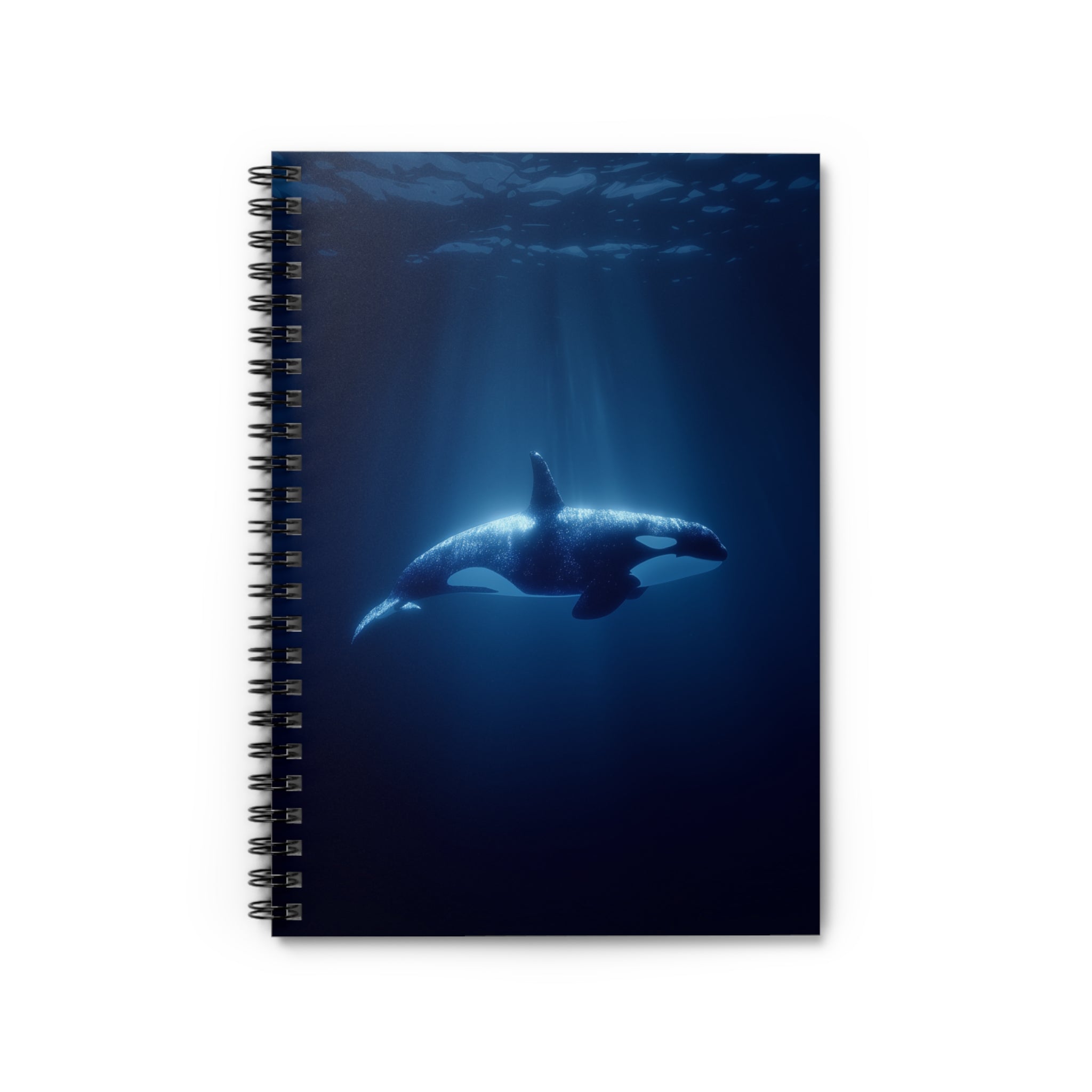 Orca Underwater Scene Spiral Notebook  Ruled Journal