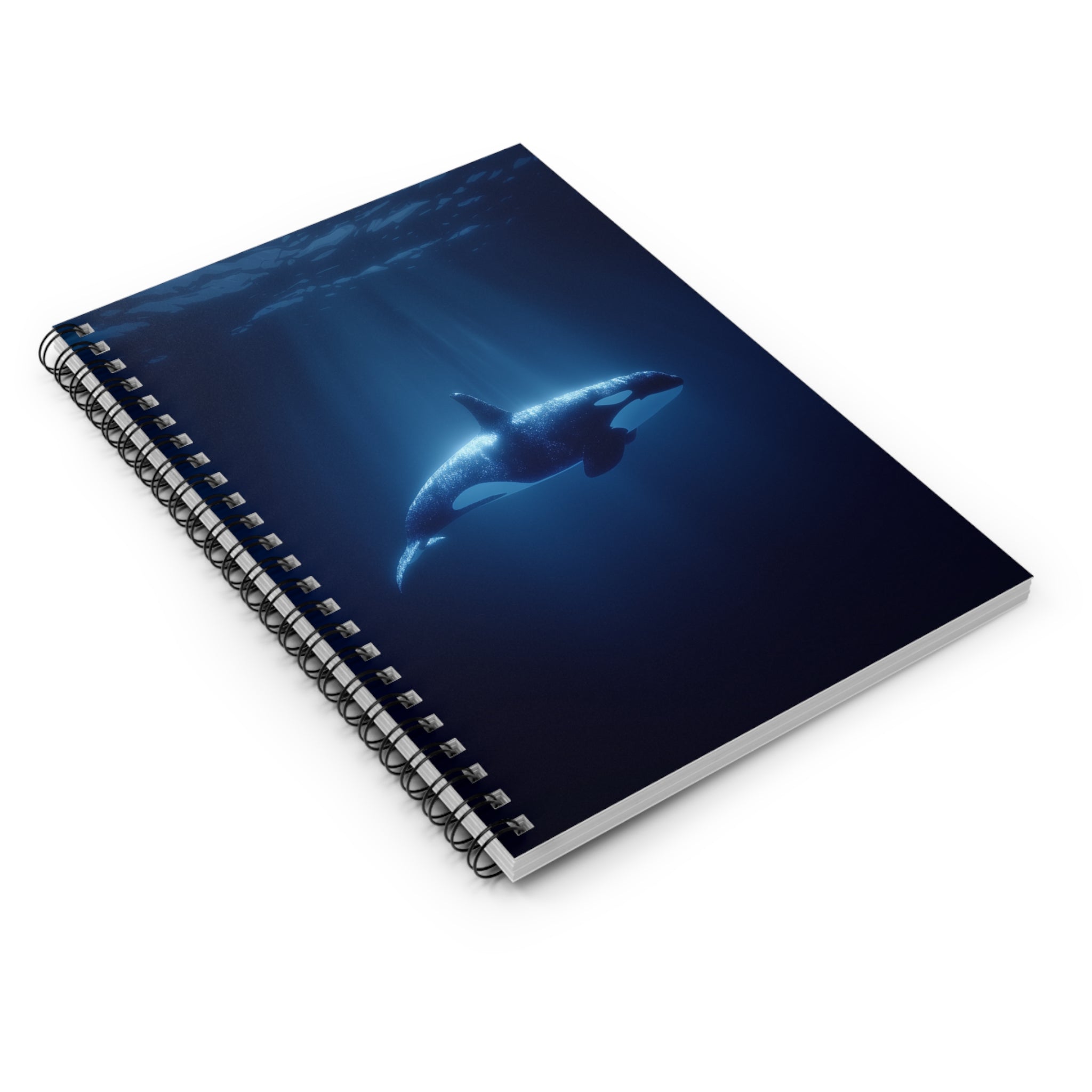 Orca Underwater Scene Spiral Notebook  Ruled Journal