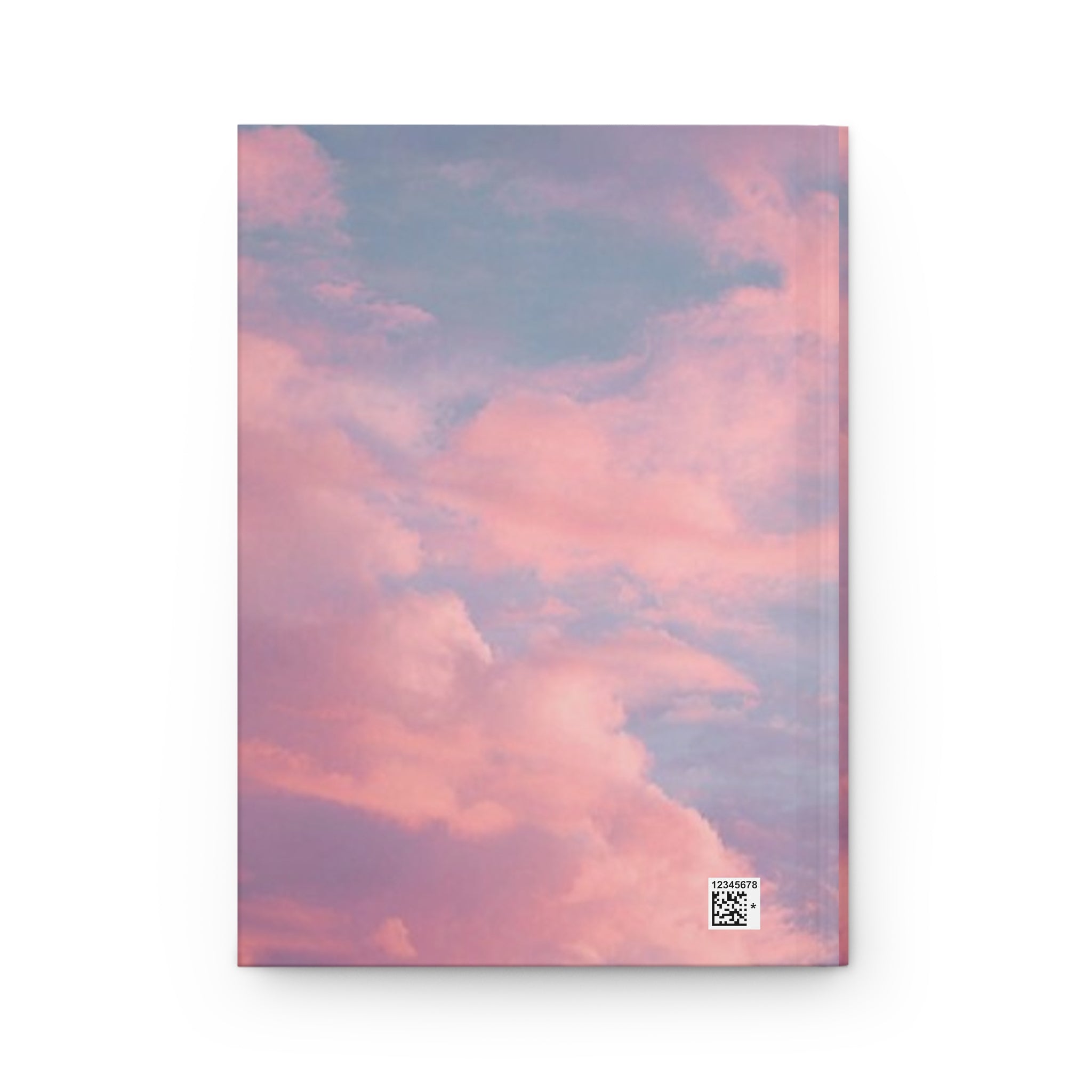 Pink Sunset Cloud Hardcover Journal