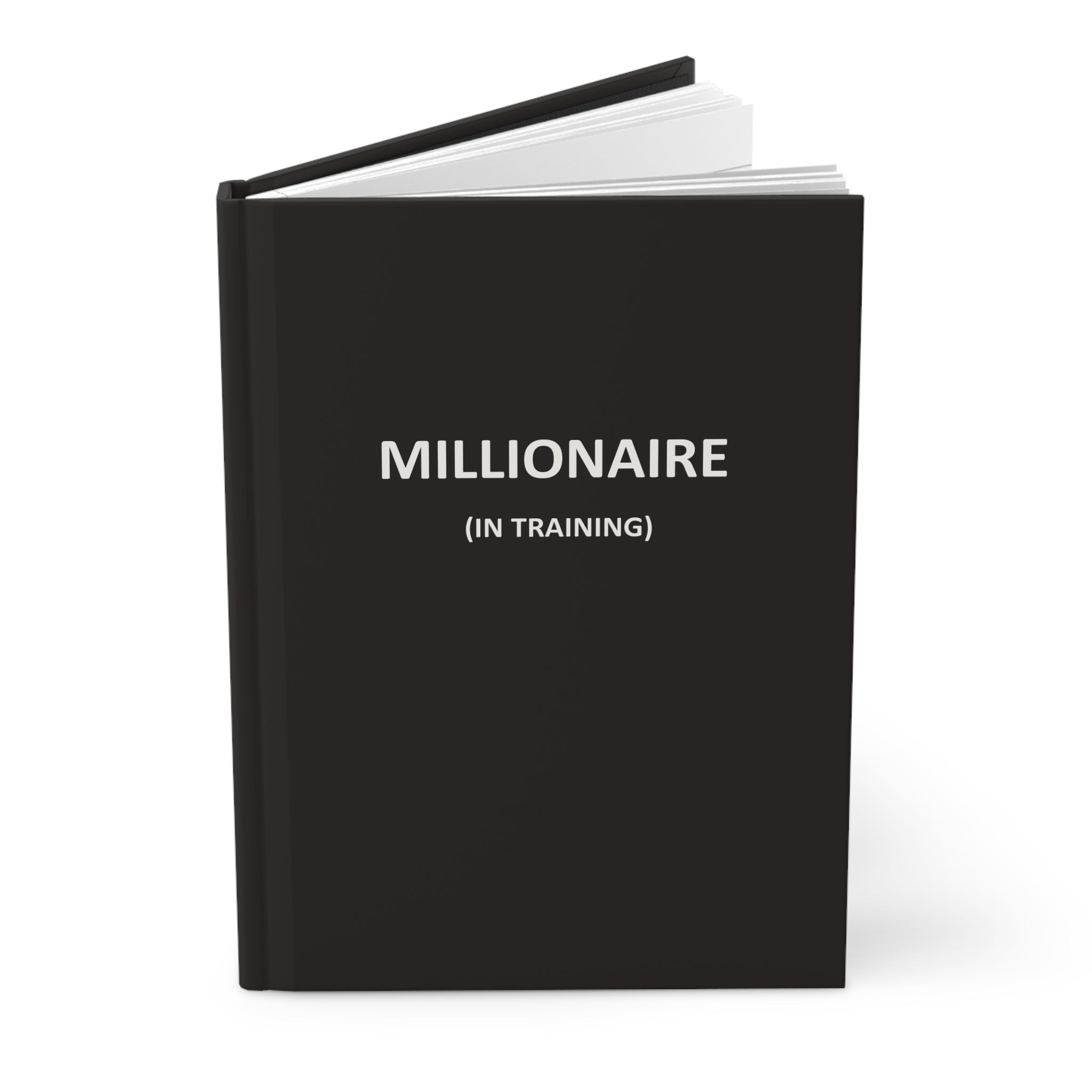 "Millionaire (In Training)" Hardcover Journal