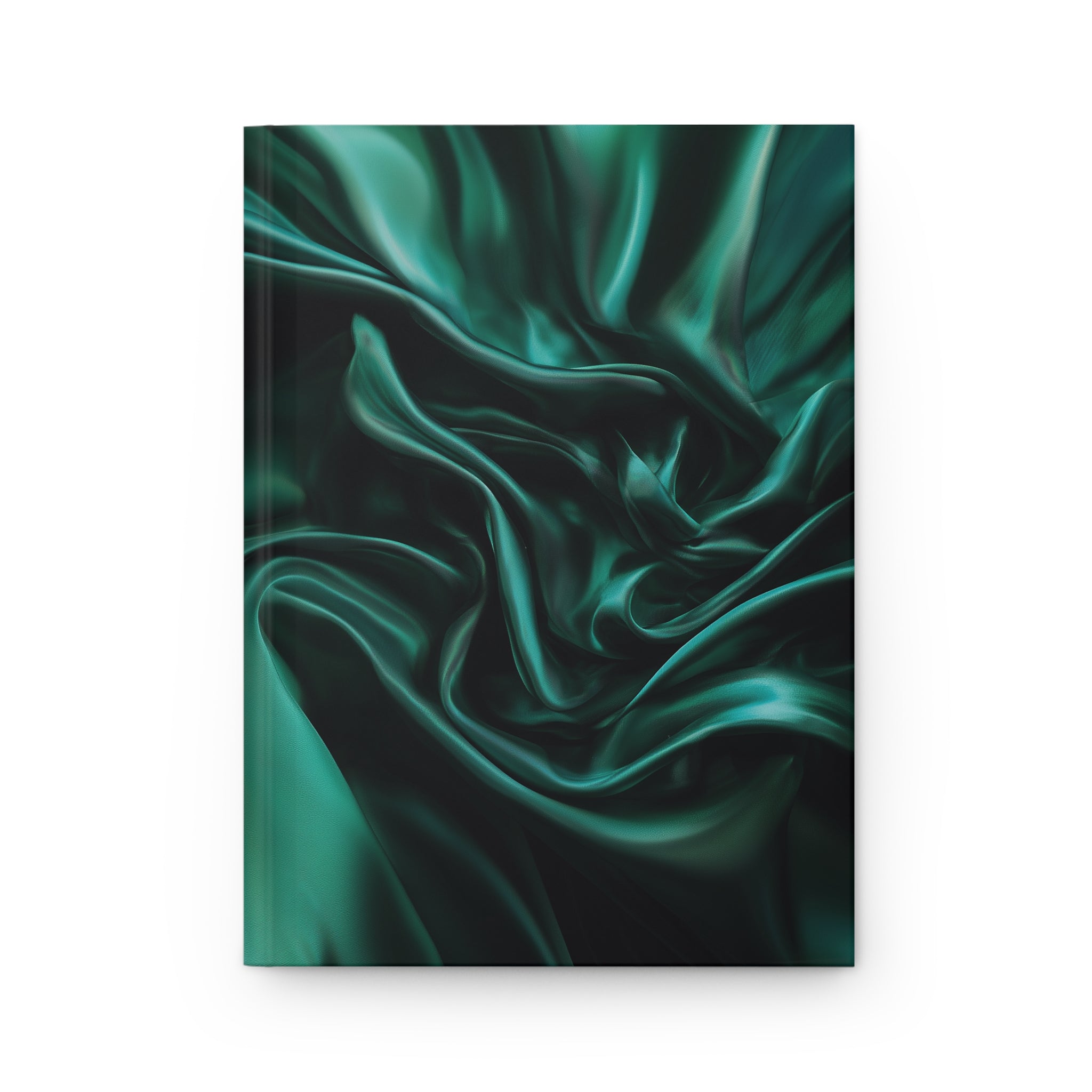 Emerald Green Silk Texture Hardcover Journal