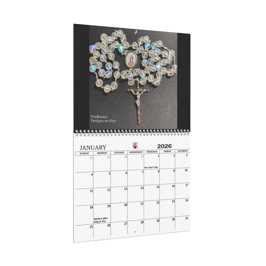 Religious Rosary Wall Calendar  2026
