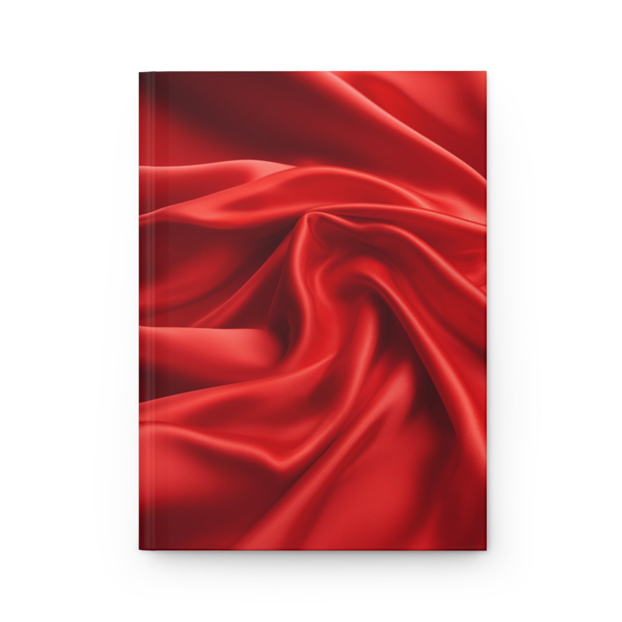 Red Satin Texture Hardcover Journal Luxurious Notebook for Notes & Gifts
