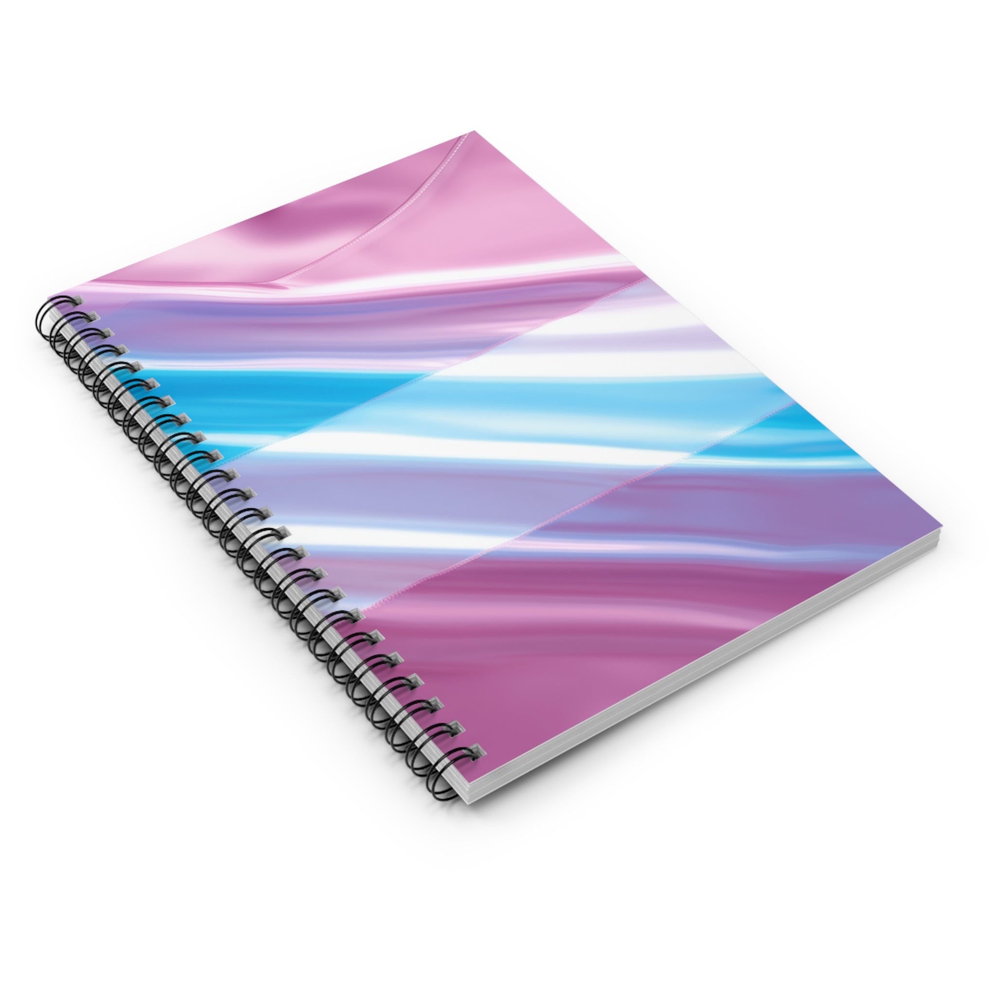 Trans Pride Spiral Notebook - Ruled Lines