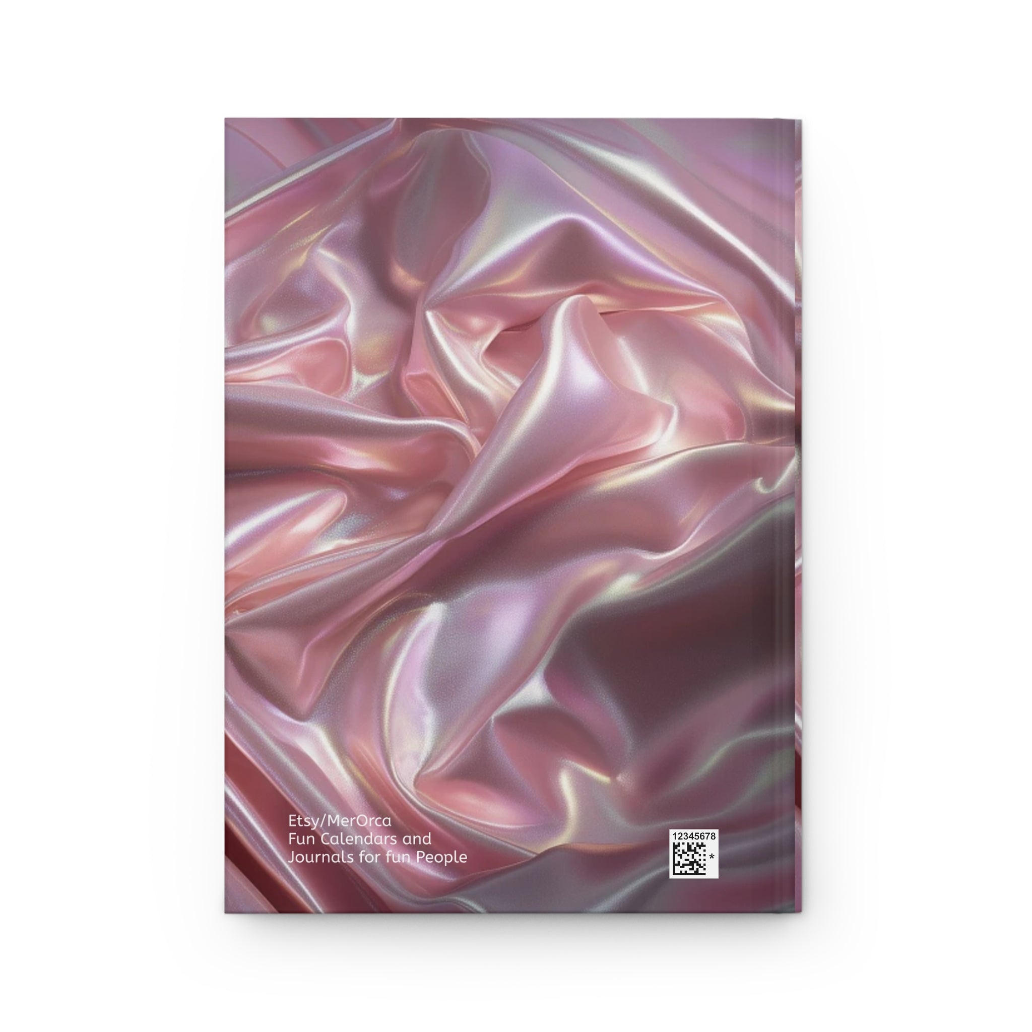 Pink Iridescent Satin Hardcover Journal