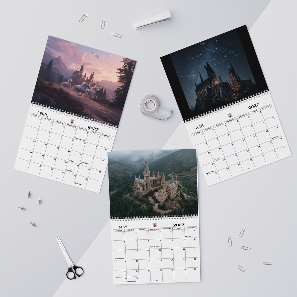 2027 Magical Tribute Wall Calendar Fantasy Calendar