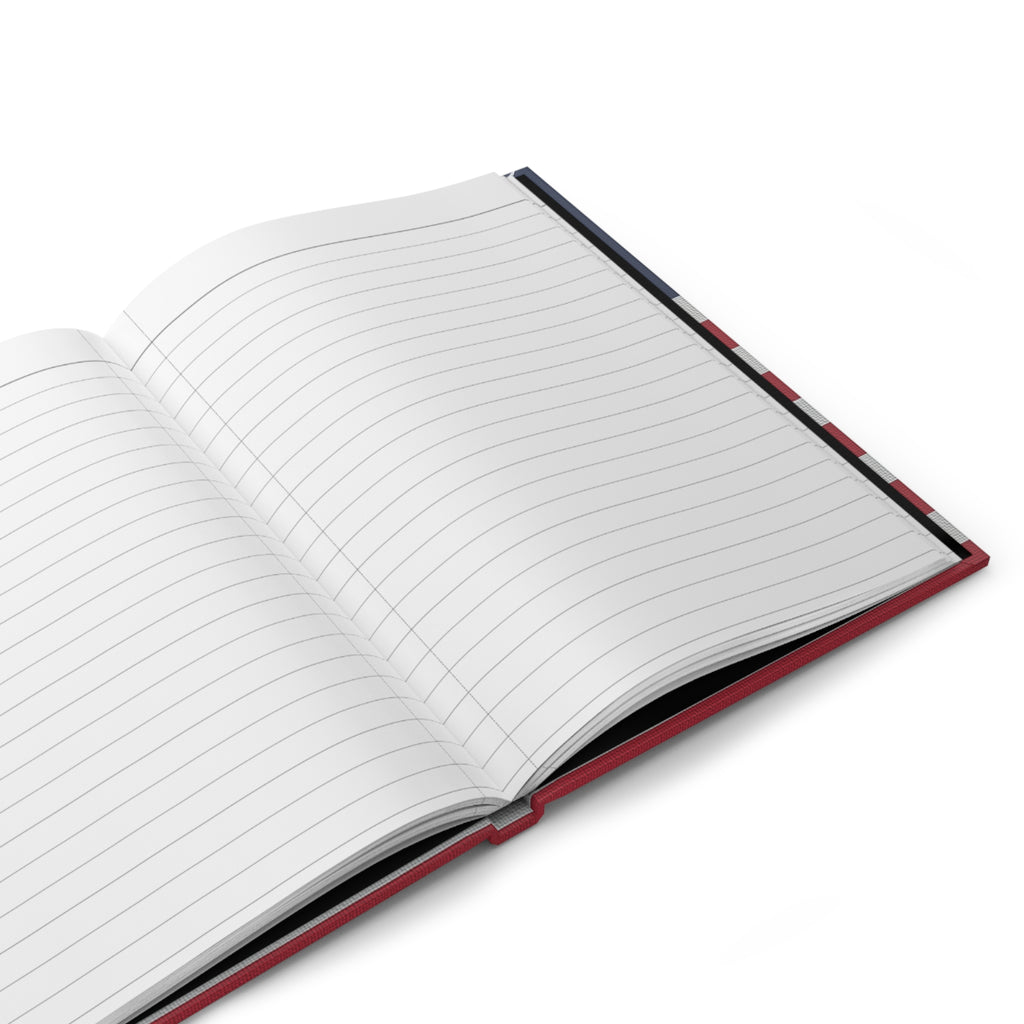 American Flag Hardcover Journal  USA