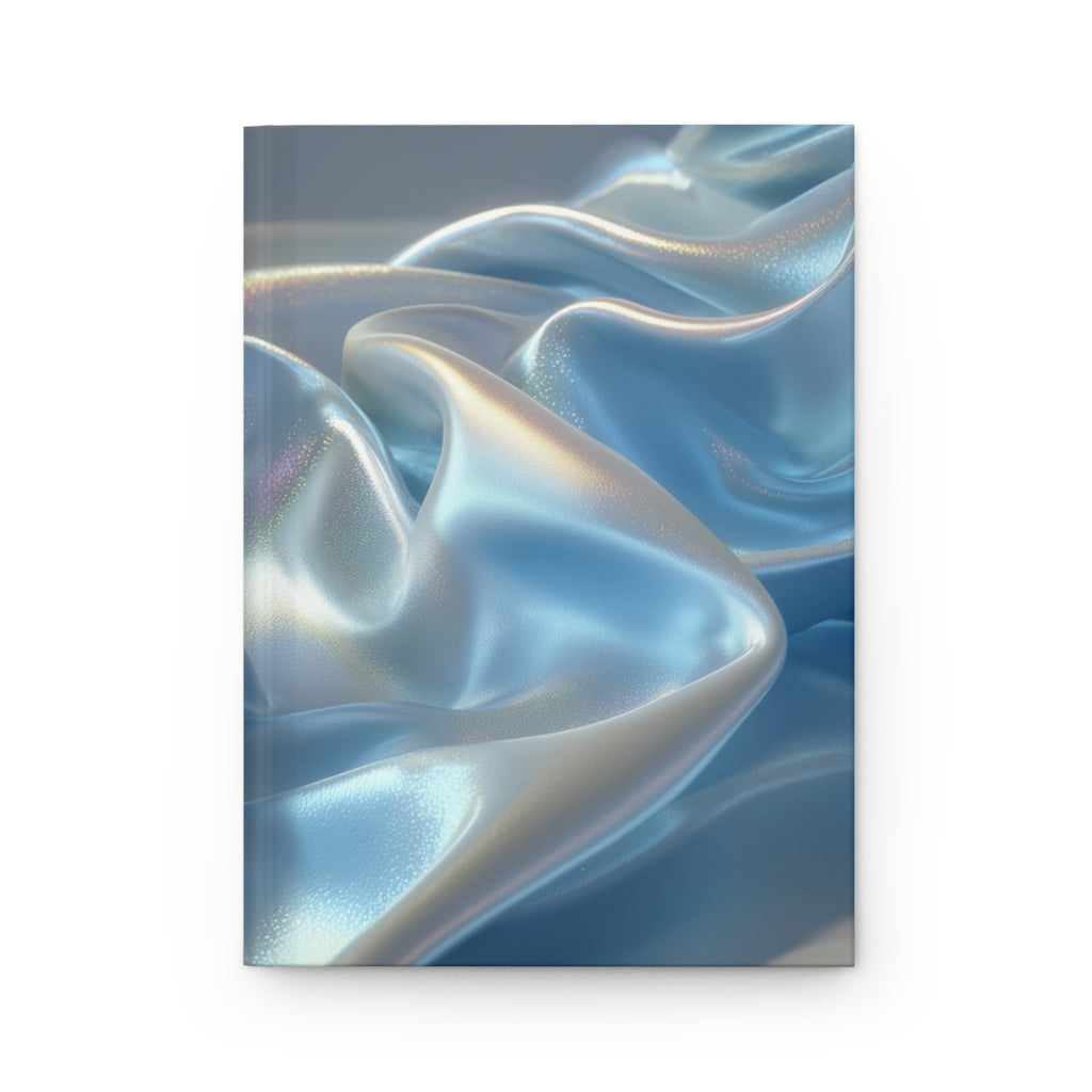 Light Blue Satin Hardcover Journal