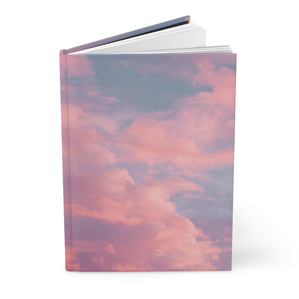 Pink Sunset Cloud Hardcover Journal