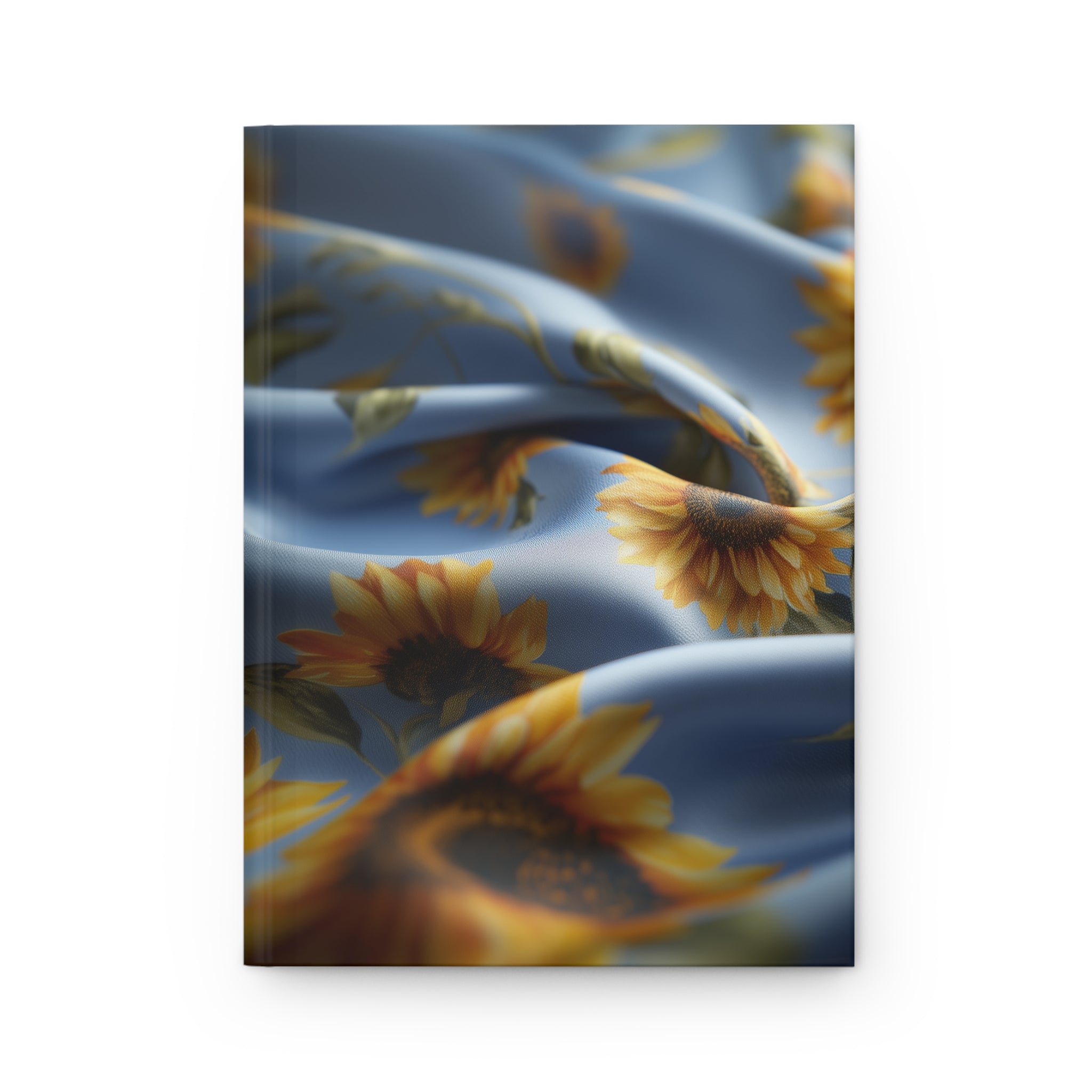 Sunflower Silk Hardcover Journal Notebook