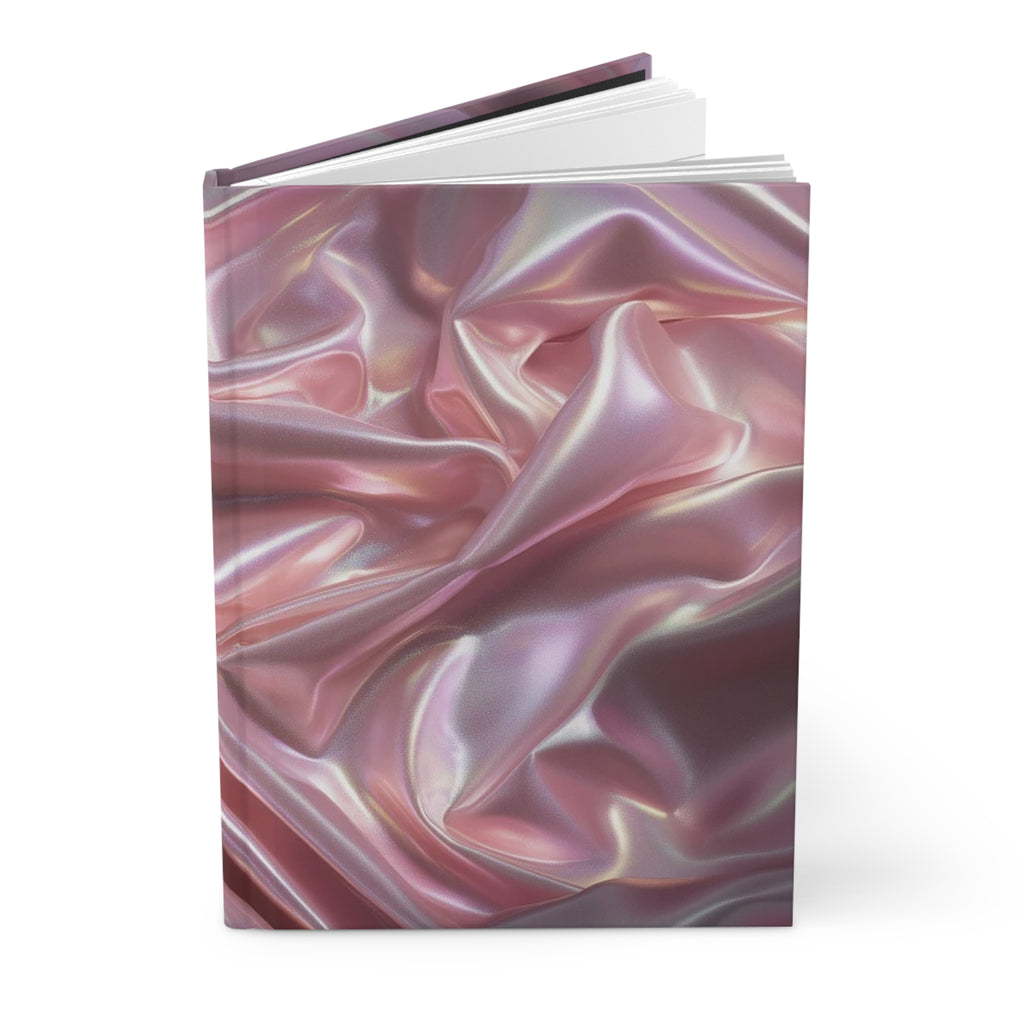 Pink Iridescent Satin Hardcover Journal
