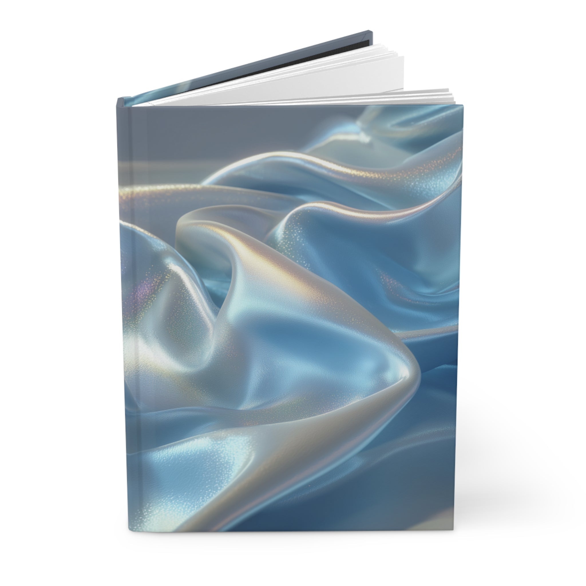 Light Blue Satin Hardcover Journal