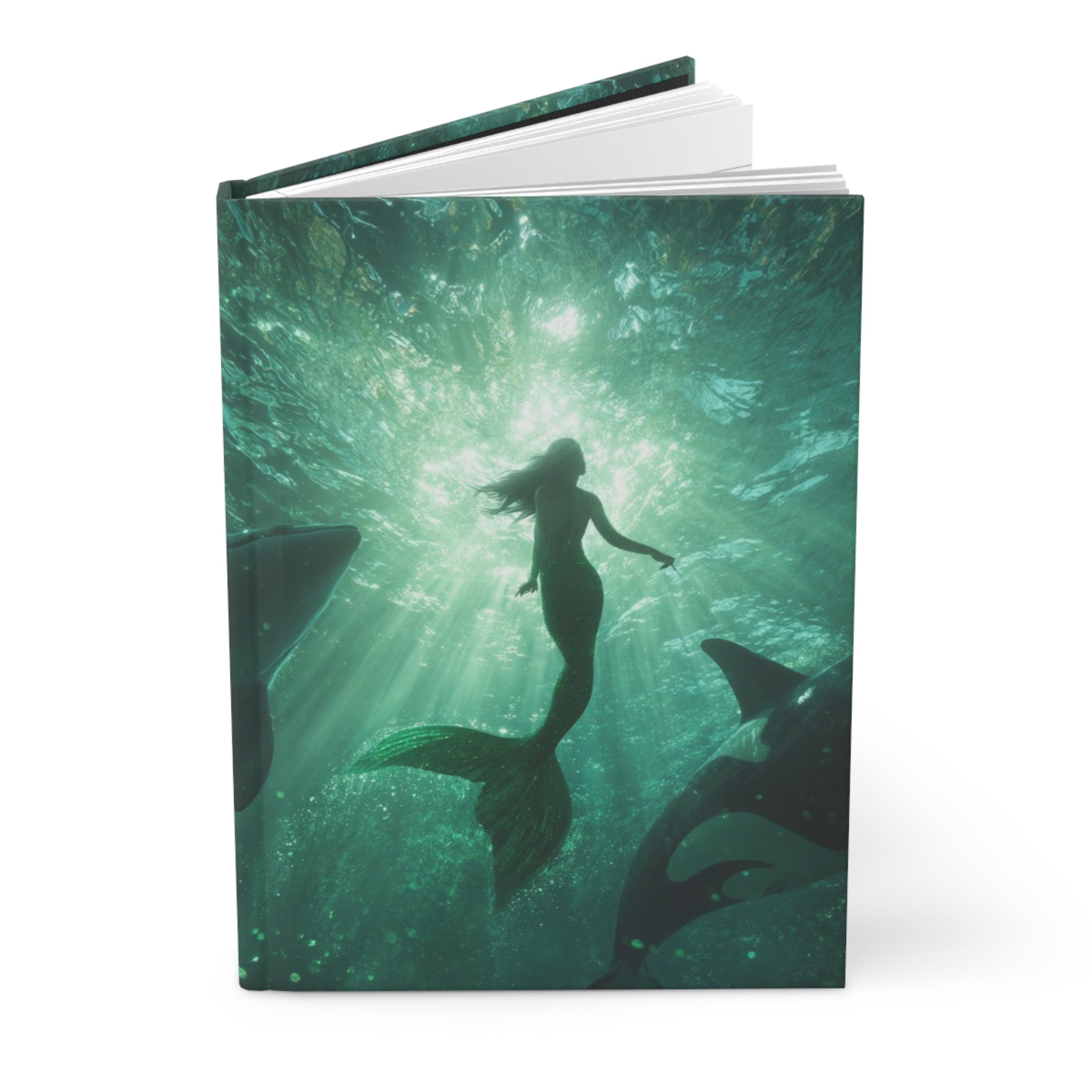 Mermaid Hardcover Journal Ocean Fantasy Notebook