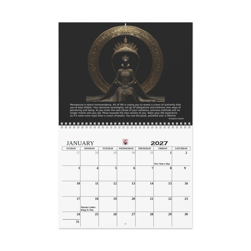 2027 Menopause Wisdom Wall Calendar