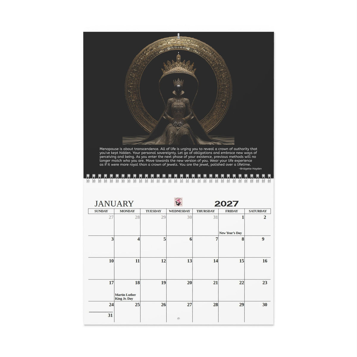 2027 Menopause Wisdom Wall Calendar