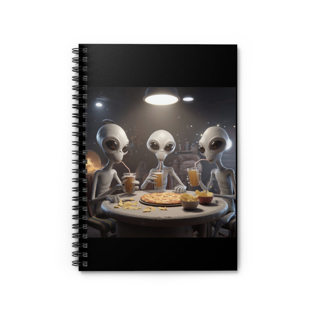 Alien Encounters Spiral Notebook - Ruled Line | Perfect for Sci-Fi Lovers, Journaling, Creative Writing, Gift for Space Enthusiasts, [...]