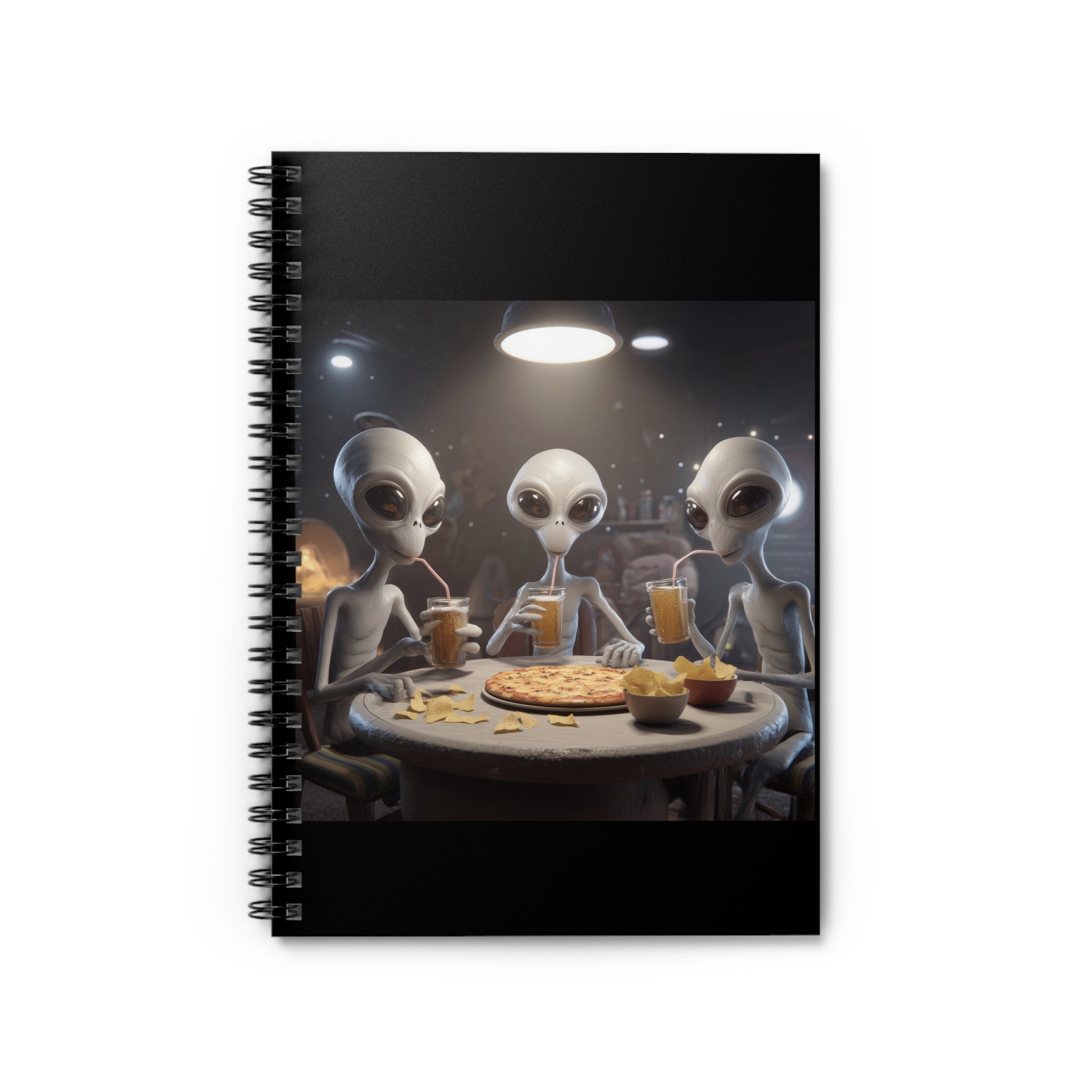 Alien Encounters Spiral Notebook - Ruled Line | Perfect for Sci-Fi Lovers, Journaling, Creative Writing, Gift for Space Enthusiasts, [...]