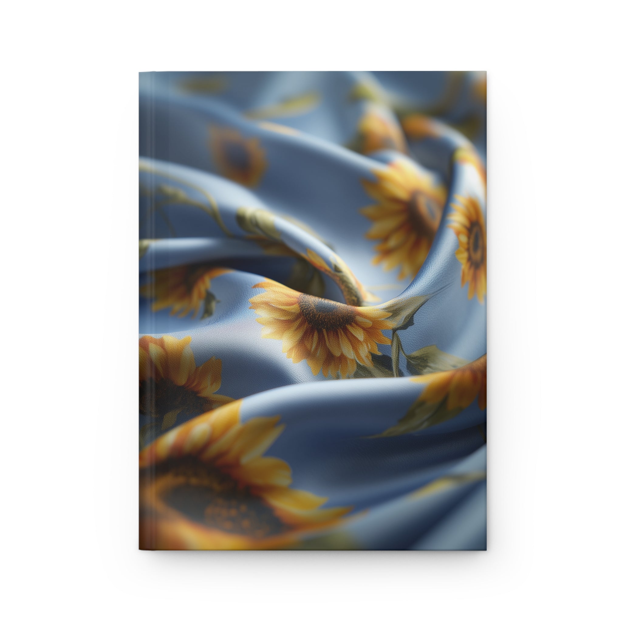 Sunflower Silk Hardcover Journal