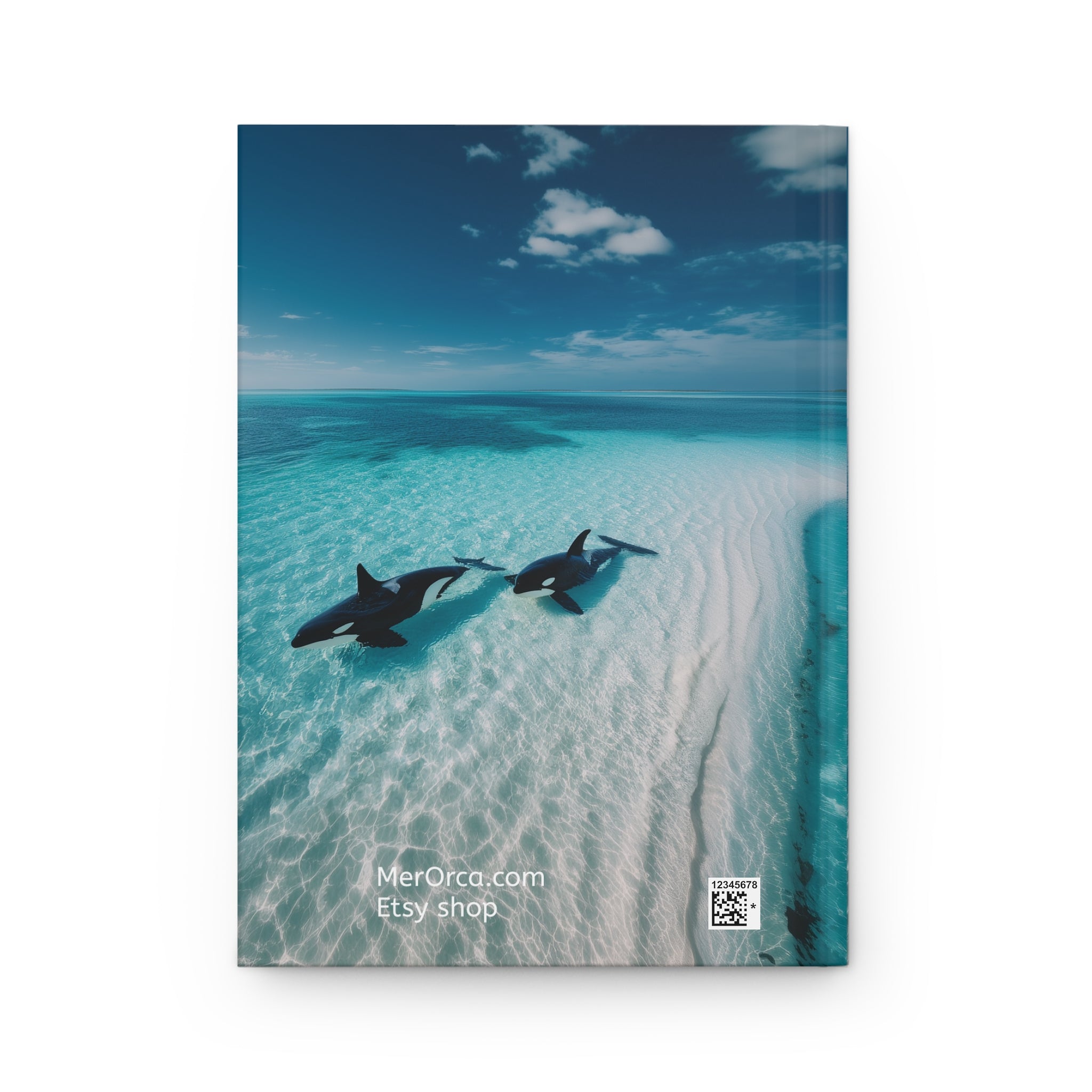 Orca Ocean Hardcover Journal Notebook