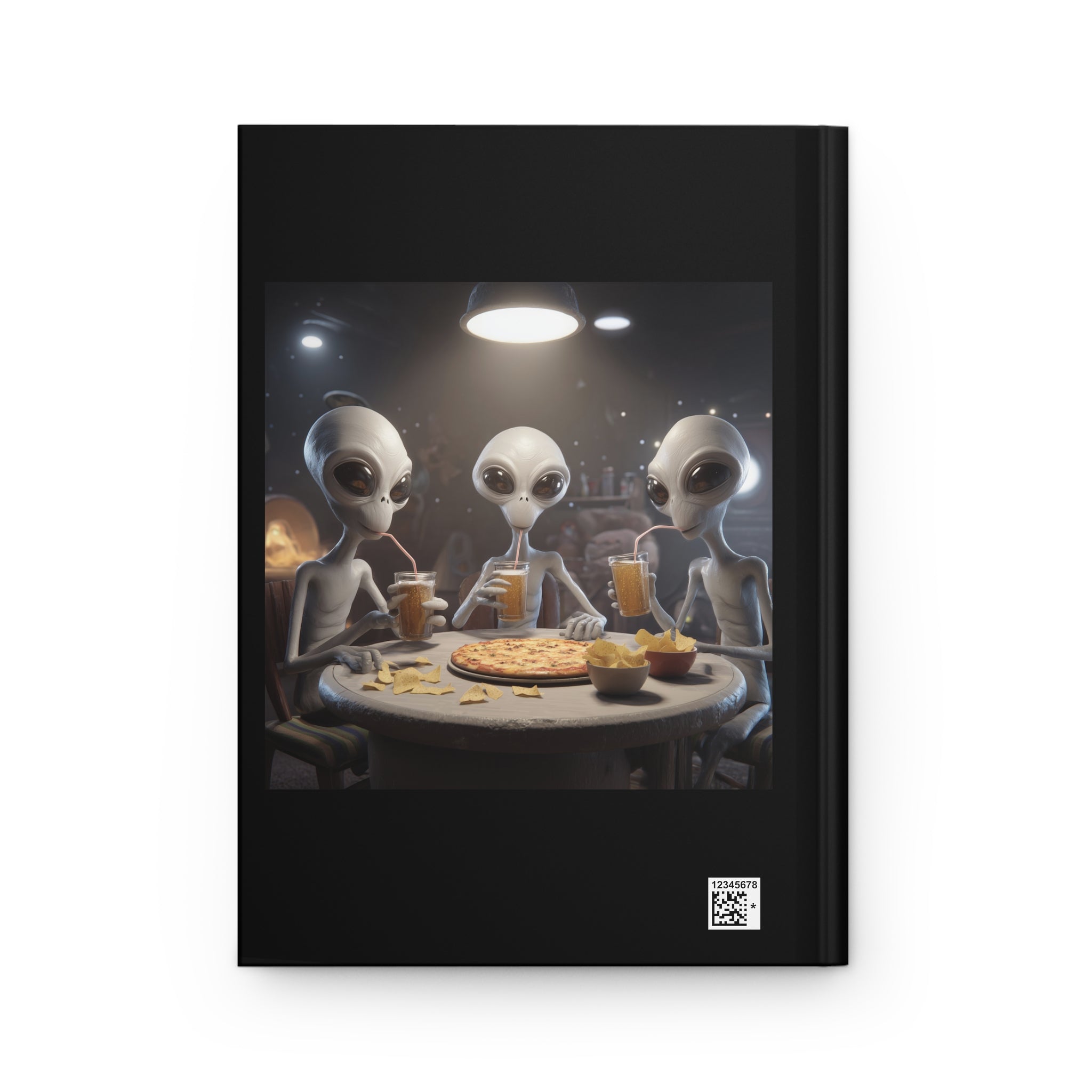 Alien Pizza Night Hardcover Fun Journal