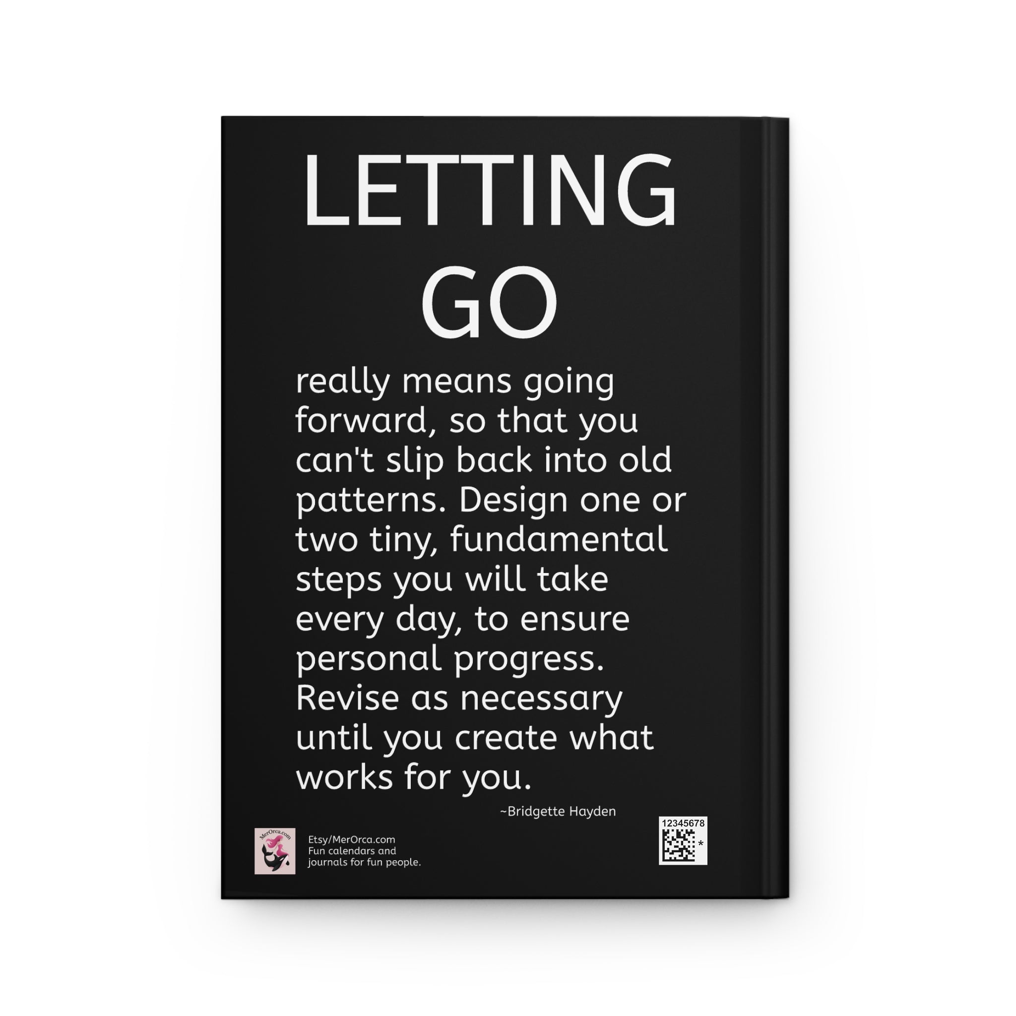 Letting Go Hardcover Journal Inspirational Self-Help