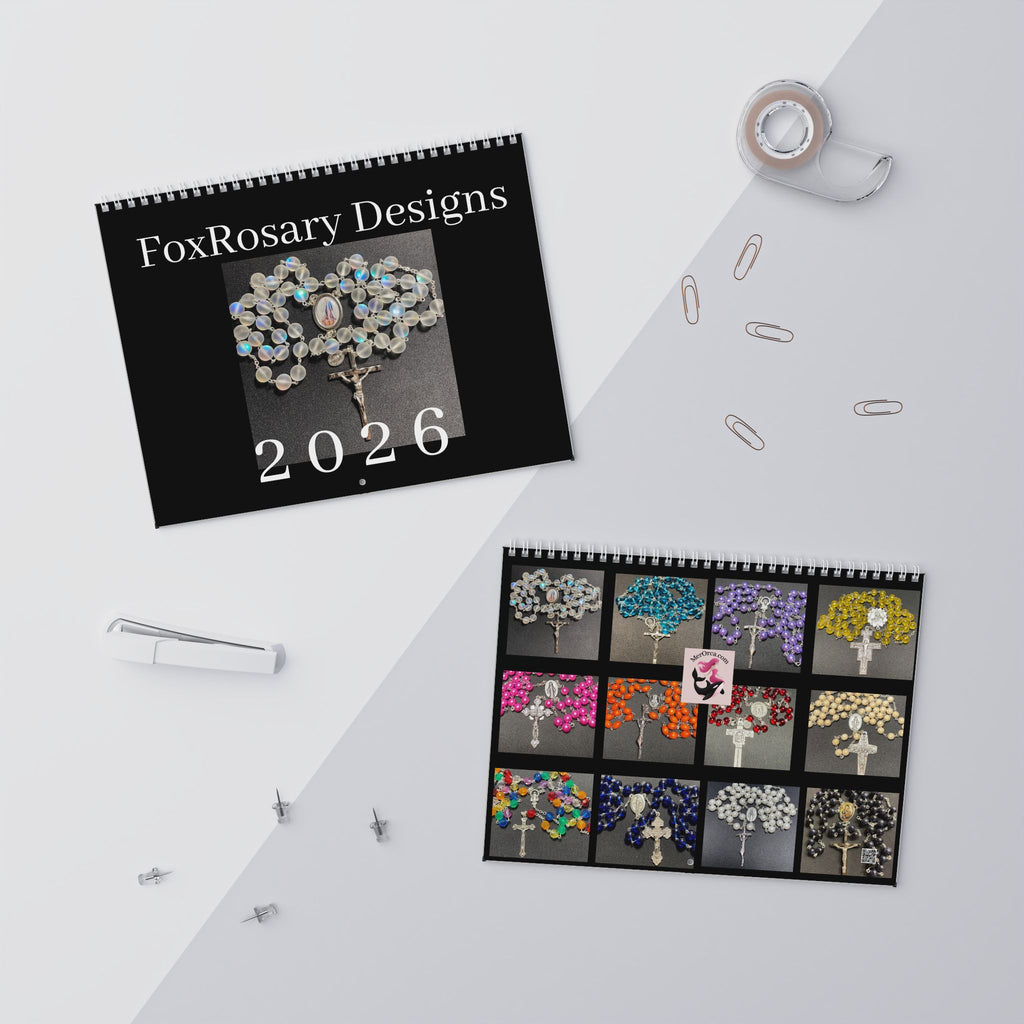 Religious Rosary Wall Calendar  2026