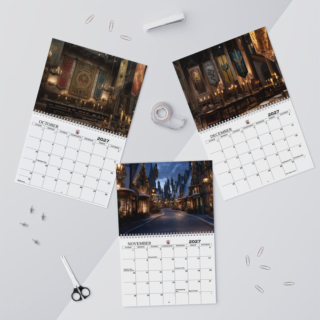 2027 Magical Tribute Wall Calendar Fantasy Calendar