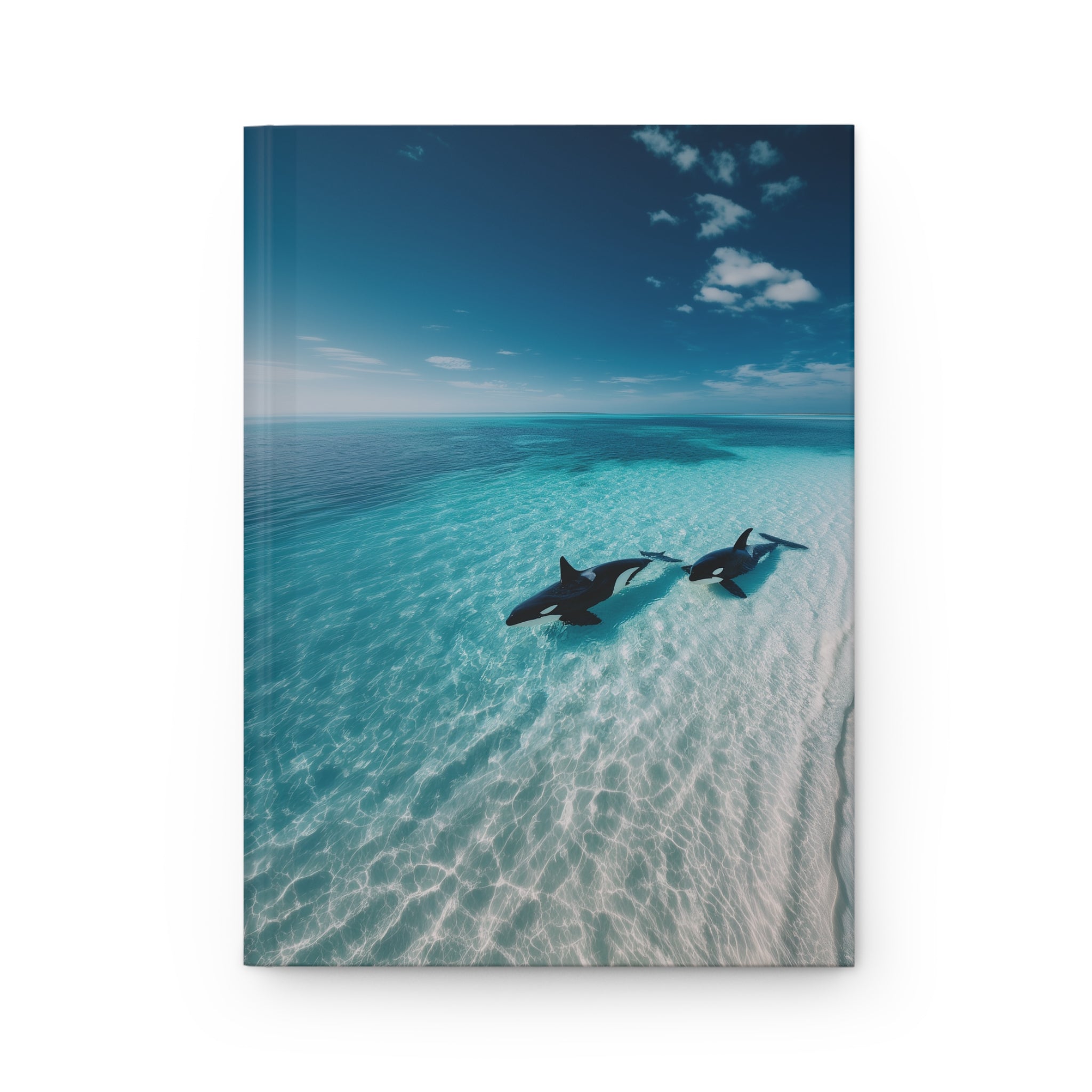 Orca Ocean Hardcover Journal Notebook