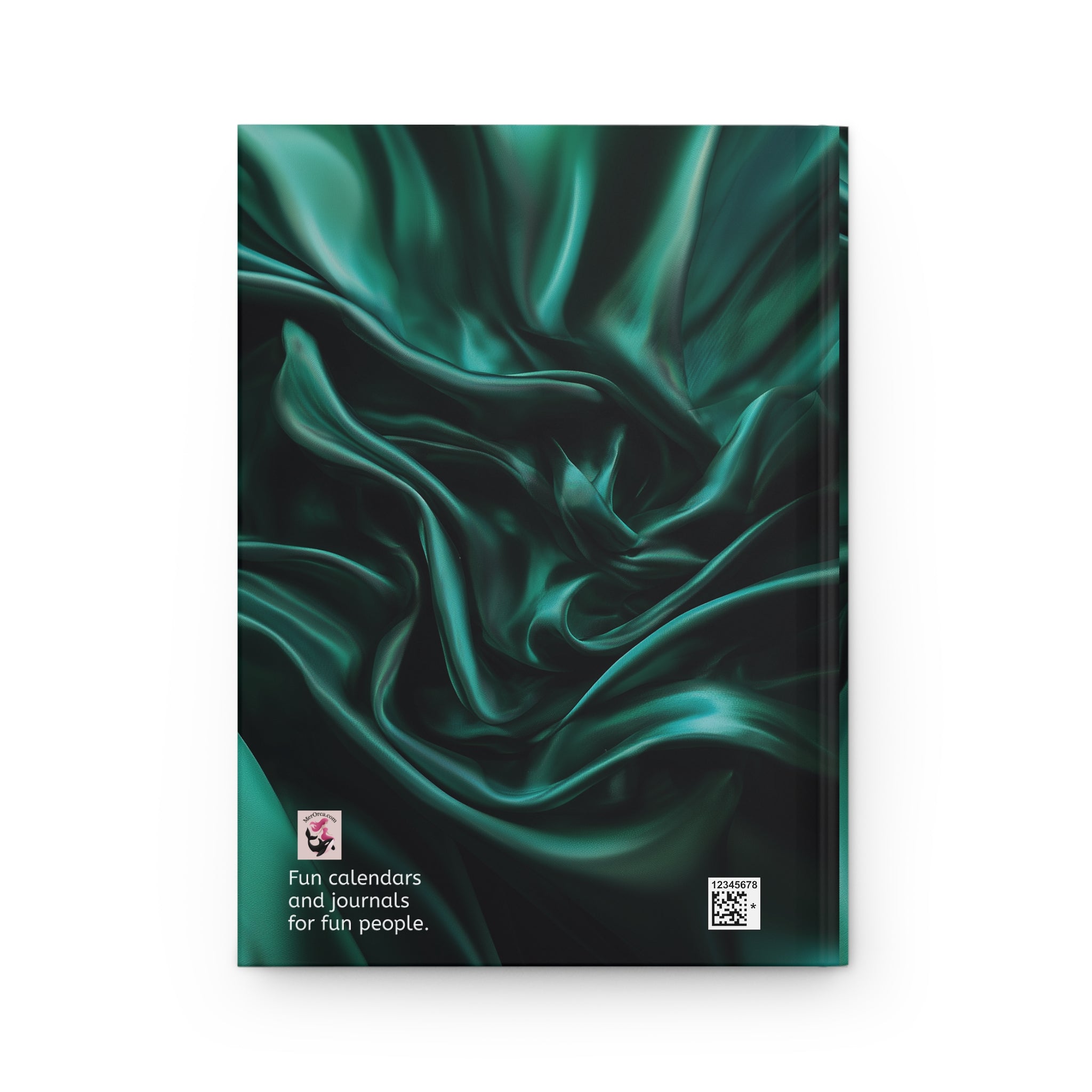 Emerald Green Silk Texture Hardcover Journal