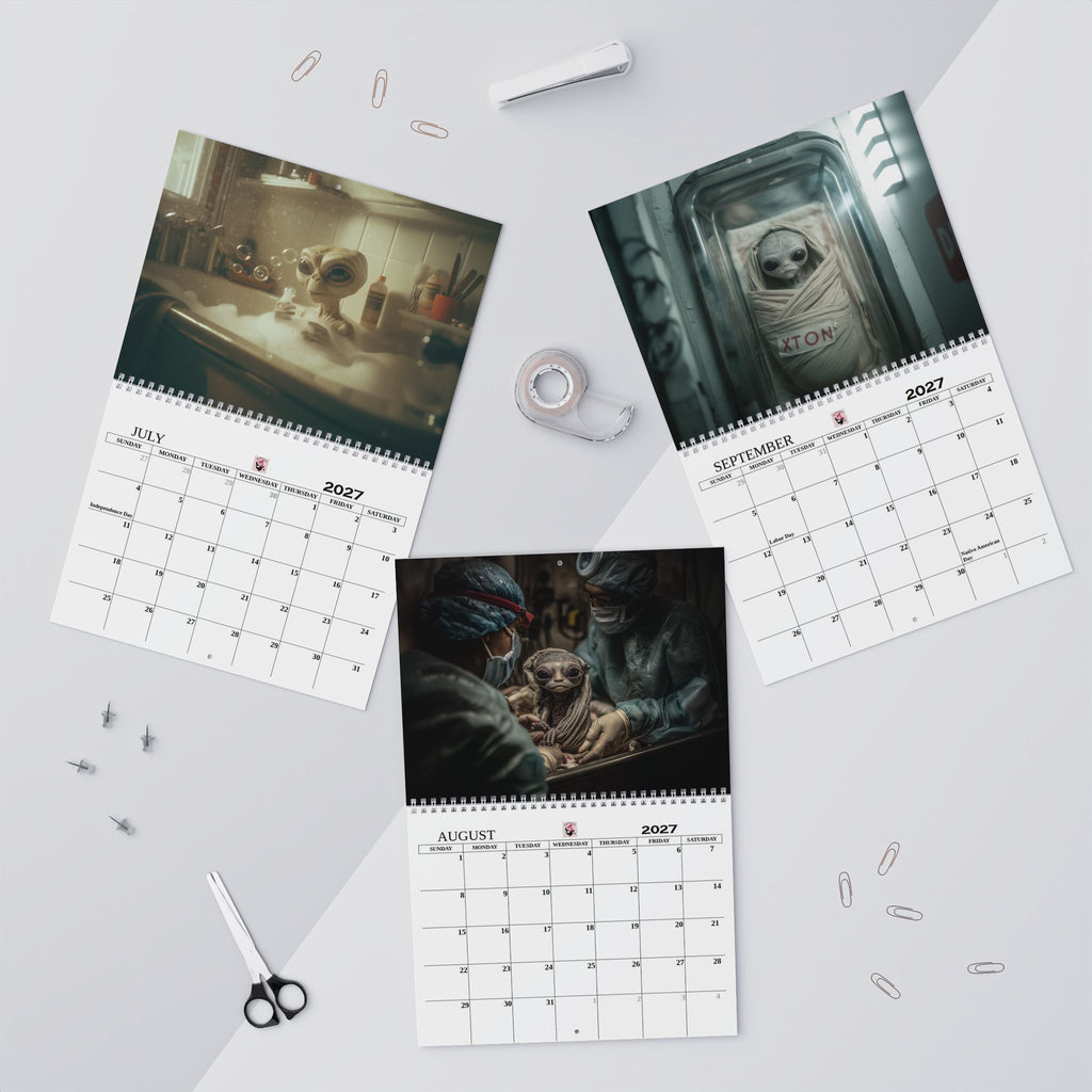 2027 Aliens Among Us Wall Calendar
