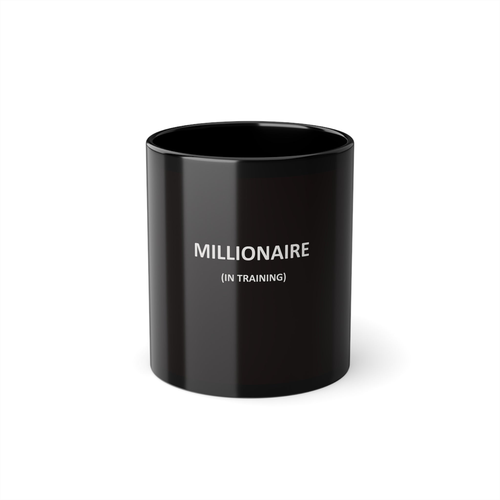 Millionaire (In Training) Black Coffee Cup | 11oz Ceramic Mug