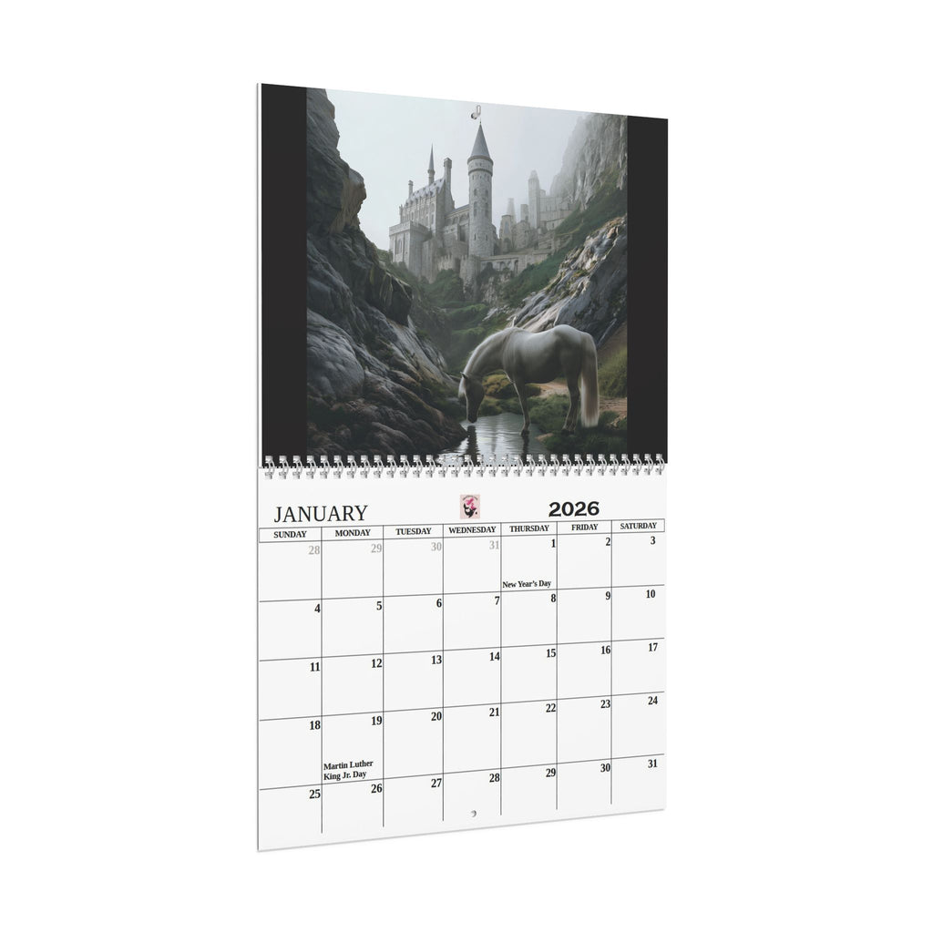 Magical Tribute Wall Calendar  Fantasy Calendar 2026