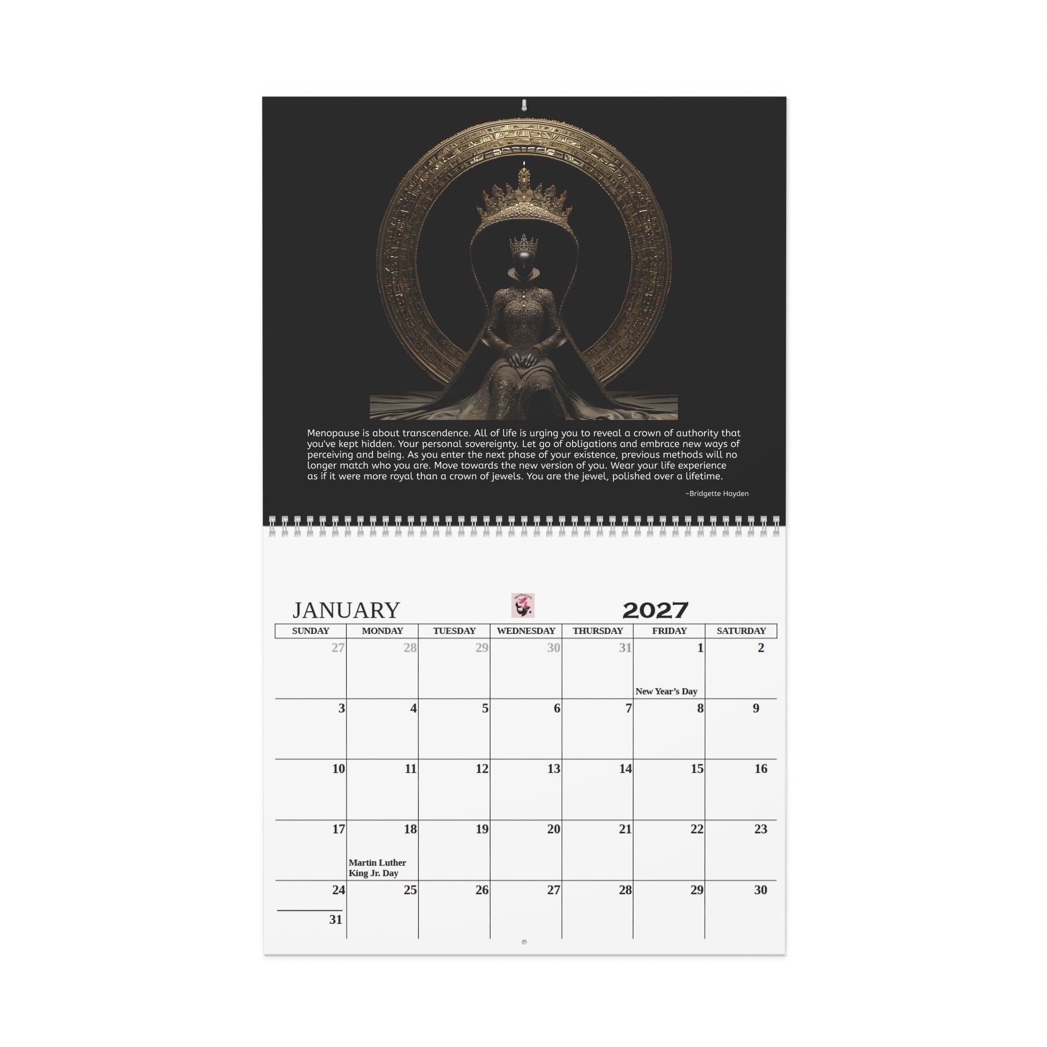 2027 Menopause Wisdom Wall Calendar