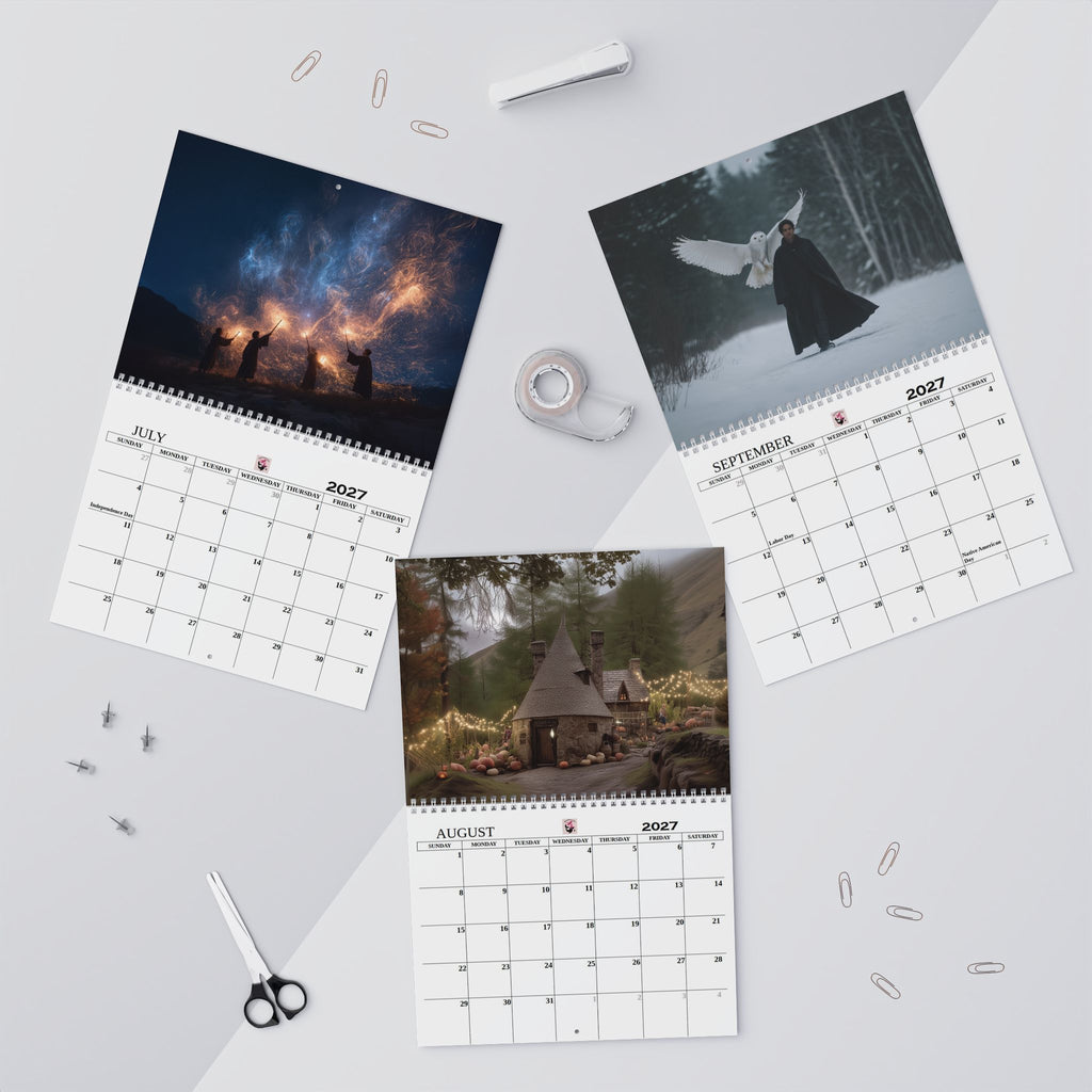 2027 Magical Tribute Wall Calendar Fantasy Calendar