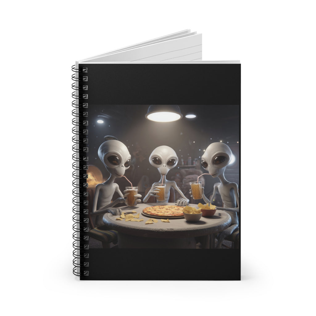 Alien Encounters Spiral Notebook - Ruled Line | Perfect for Sci-Fi Lovers, Journaling, Creative Writing, Gift for Space Enthusiasts, [...]