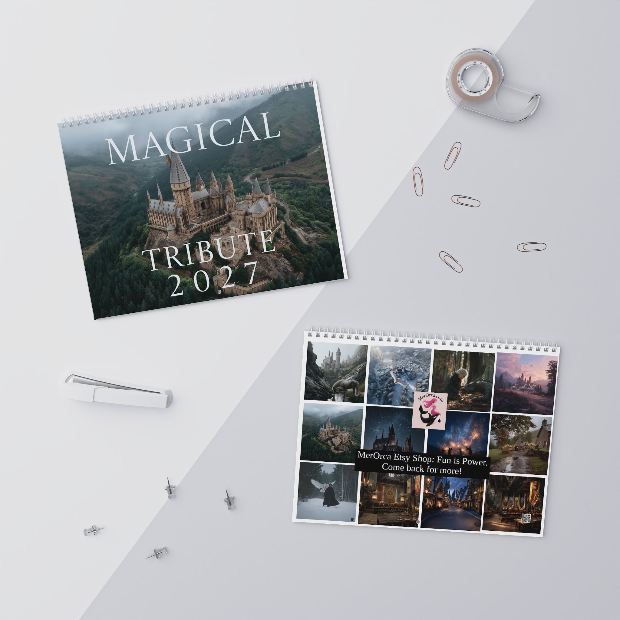 2027 Magical Tribute Wall Calendar Fantasy Calendar