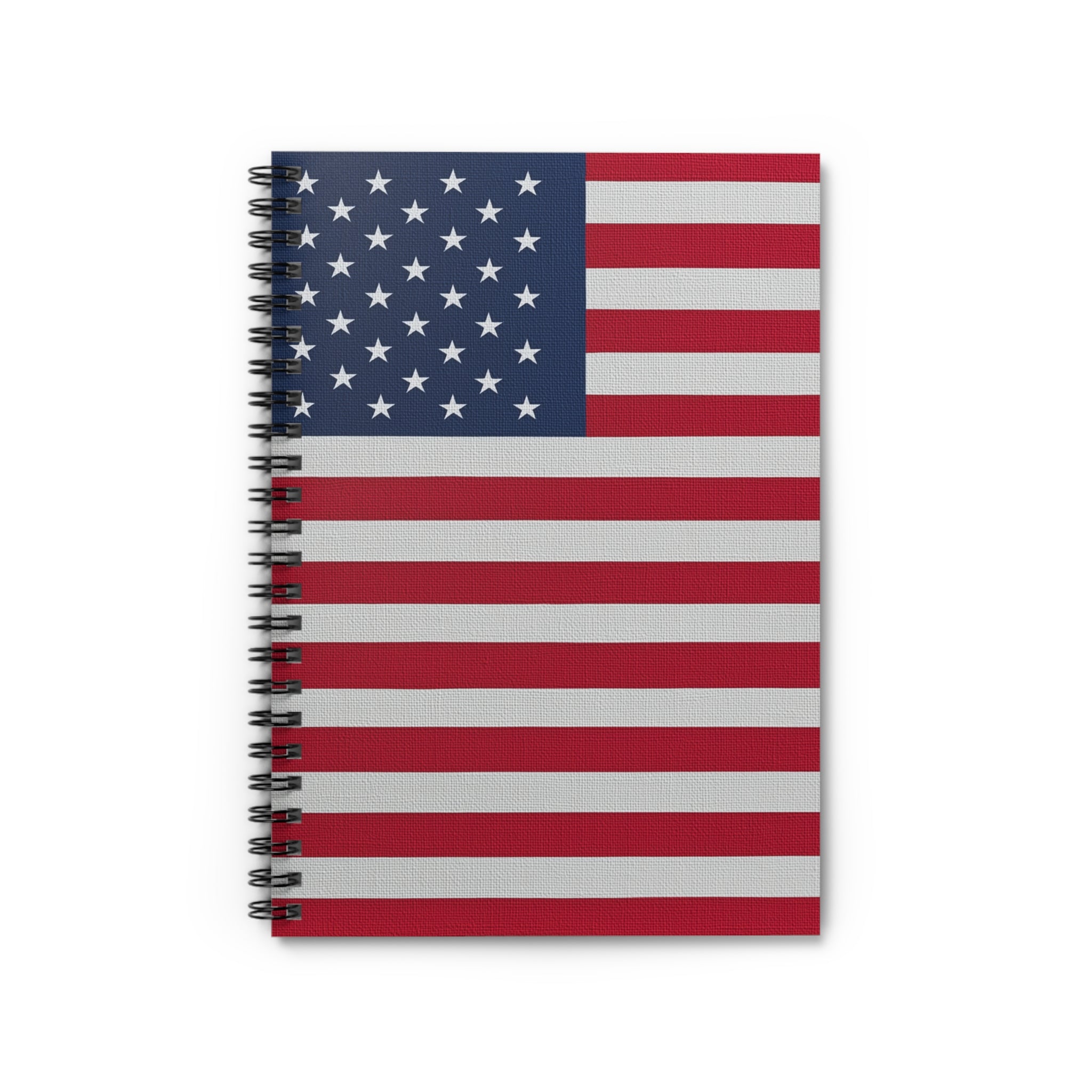 Patriotic Spiral Notebook - Ruled Line | USA Flag Design | Perfect for Note-Taking | Great Gift for Students and Veterans | Ideal for [...]