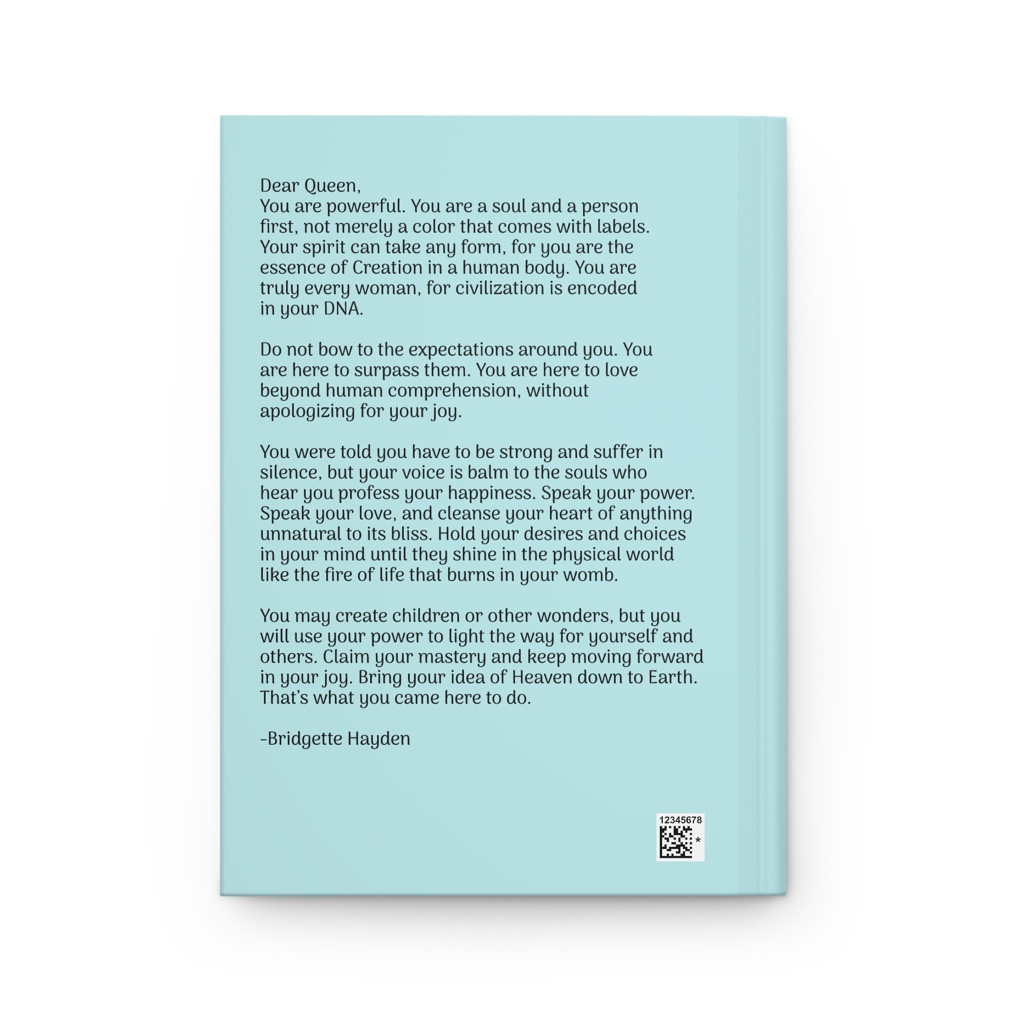 Black Queen African American Beach Journal