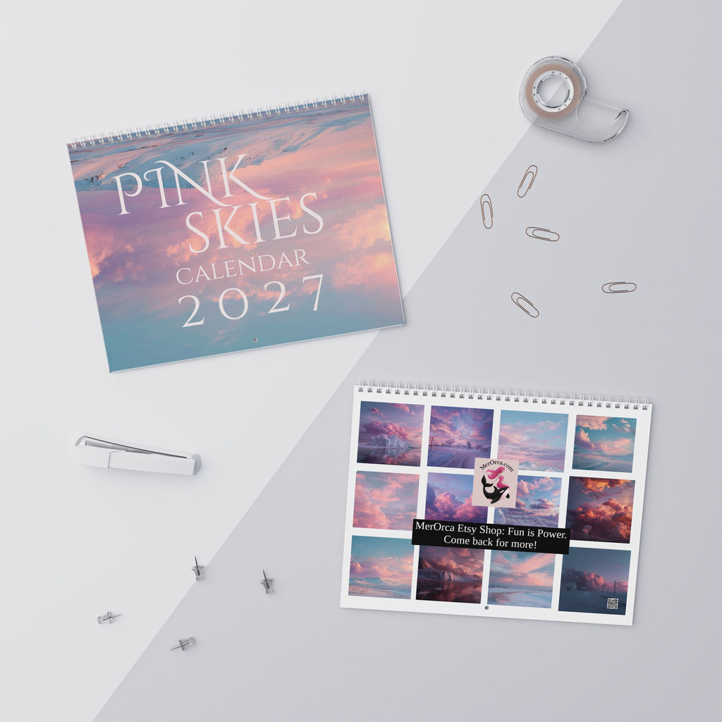 2027 Pink Skies Wall Calendar