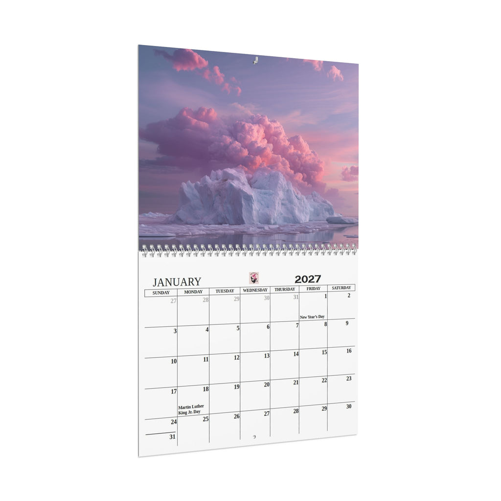 2027 Pink Skies Wall Calendar