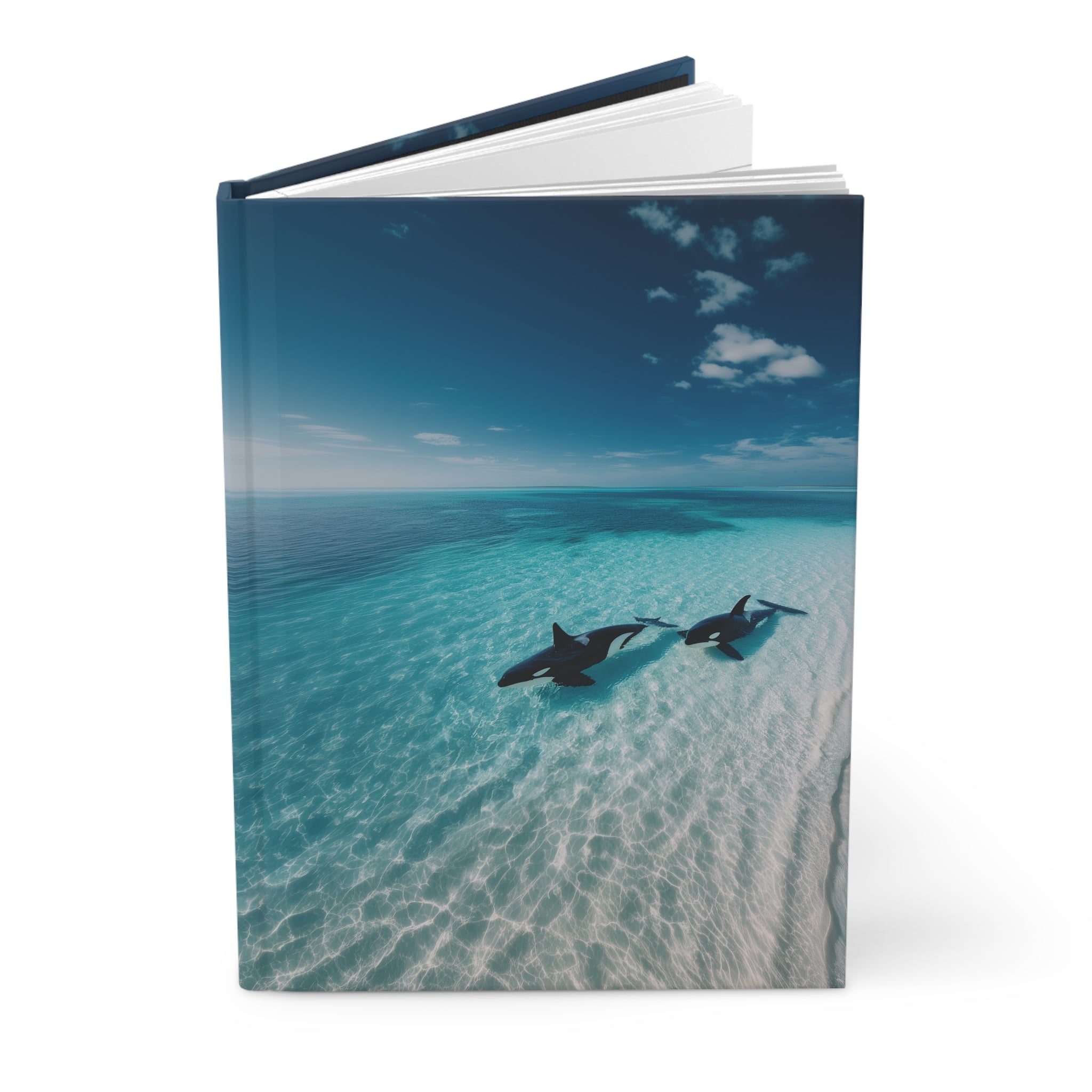 Orca Ocean Hardcover Journal Notebook