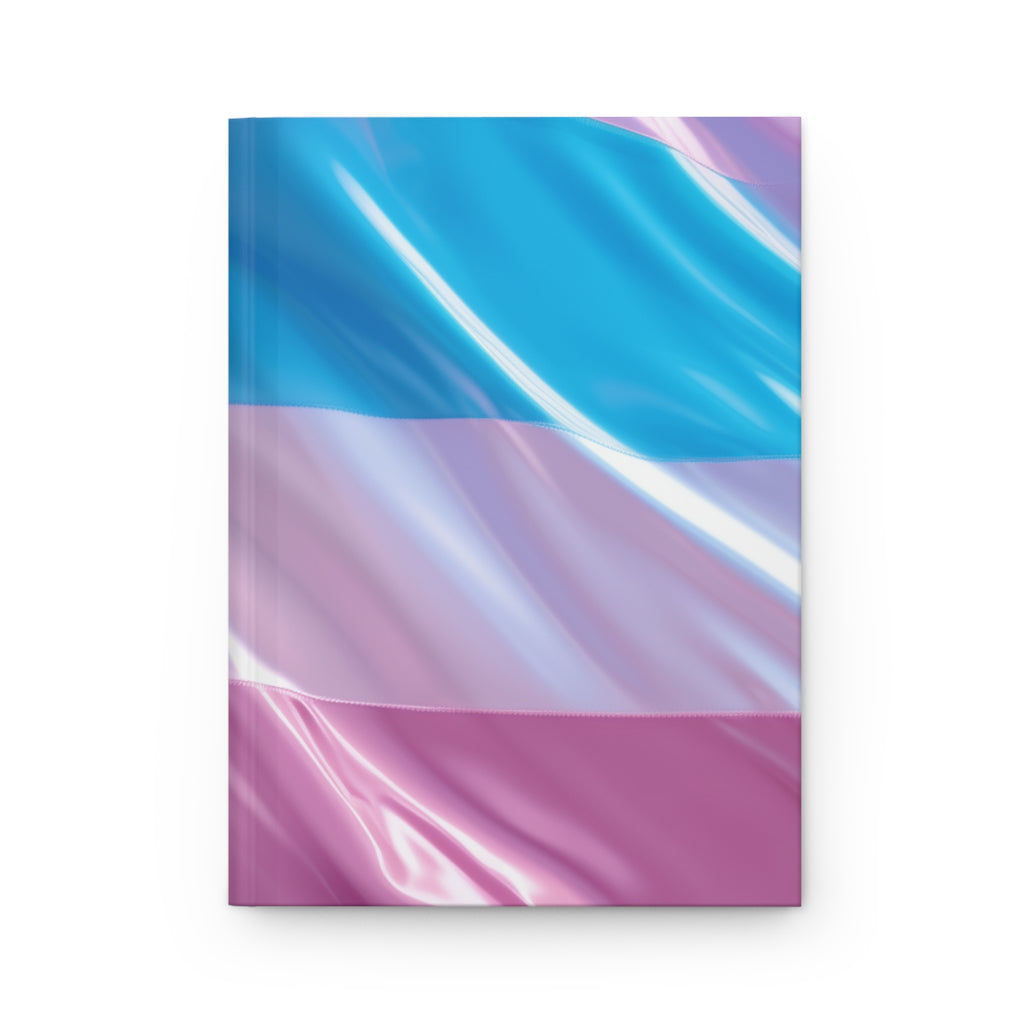 Transgender Pride Flag Hardcover Journal Notebook for LGBTQ+