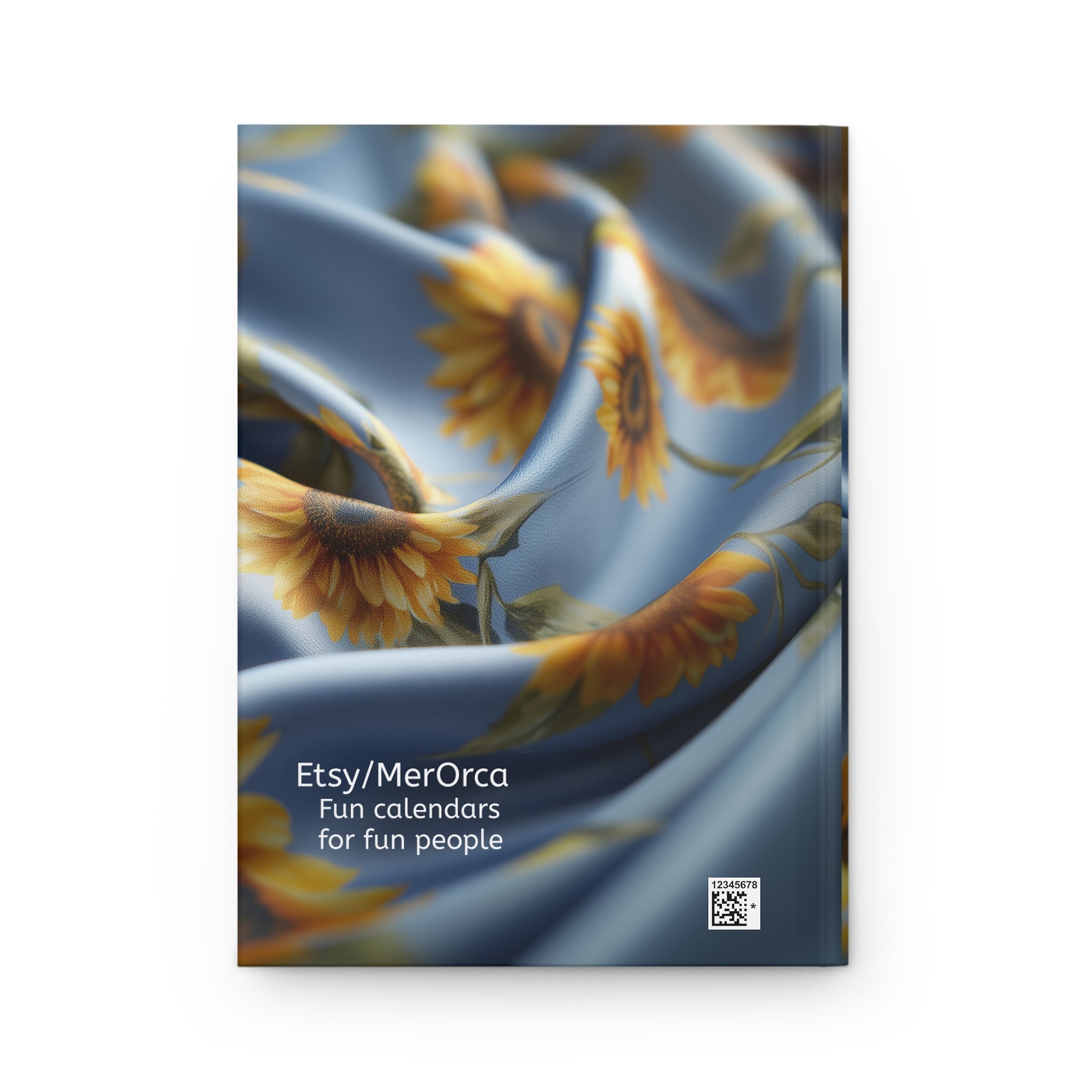 Sunflower Silk Hardcover Journal Notebook