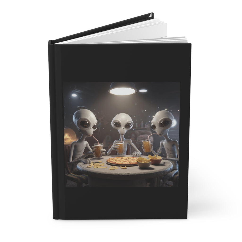 Alien Pizza Night Hardcover Fun Journal